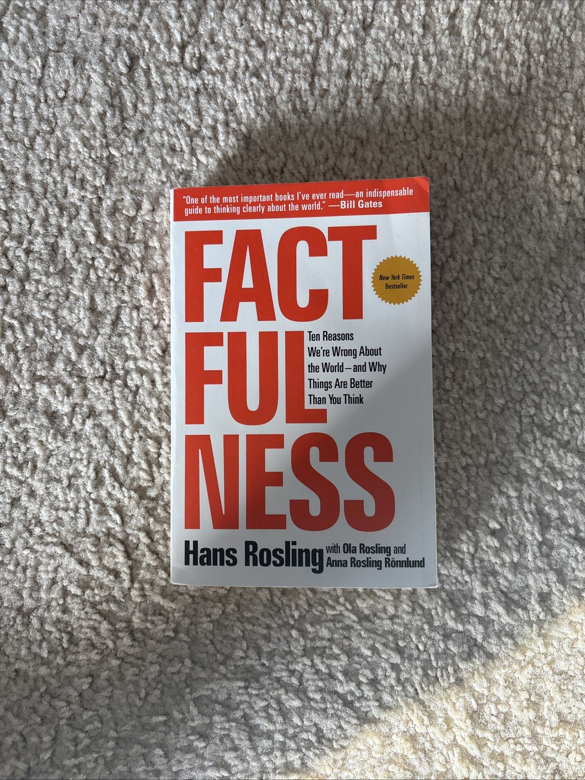 Factfulness : Ten Reasons We’re Wrong about the World by Hans Rosling