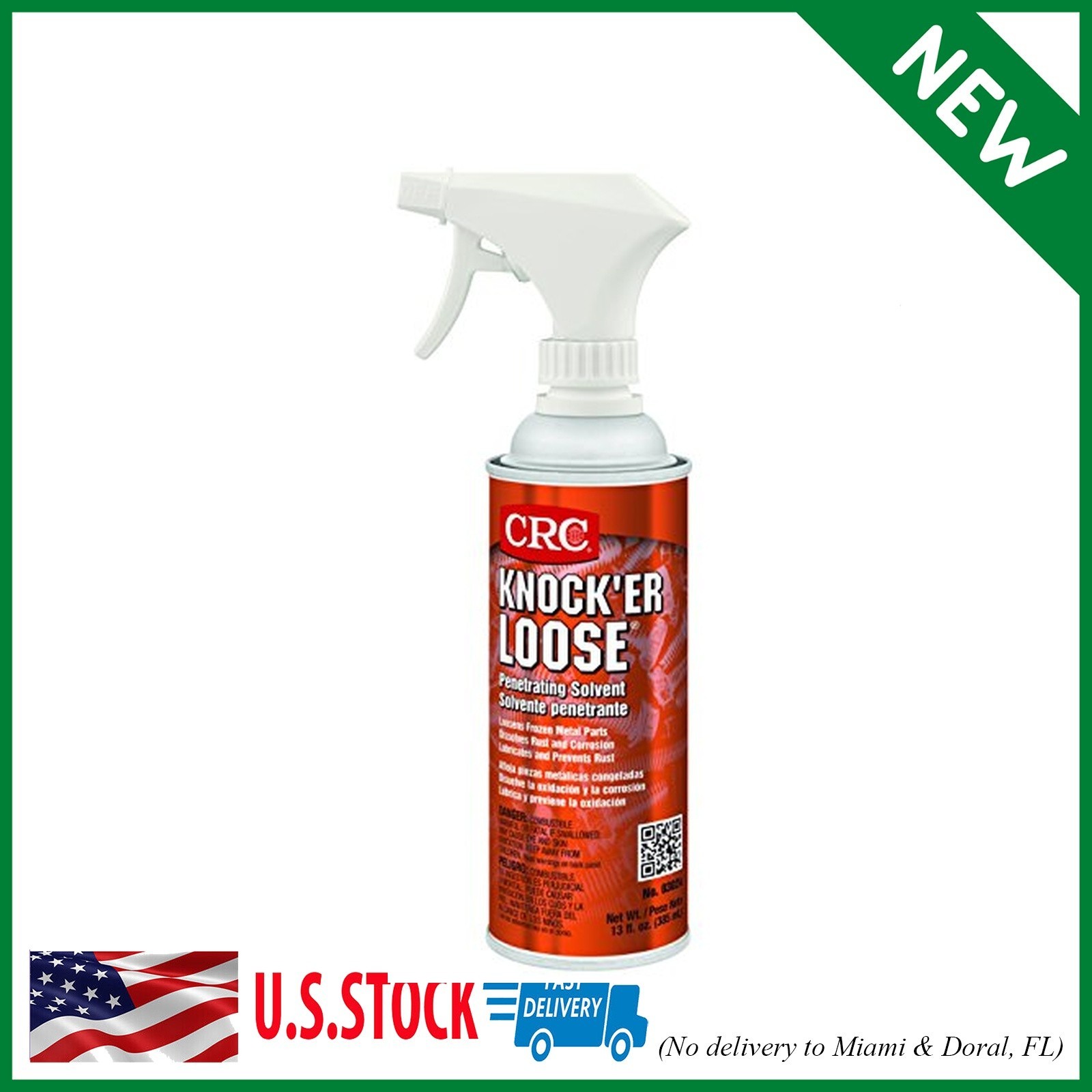 CRC Knock’er Loose Penetrating Solvent 03024 – [Reddish] 13 Fl. Oz., Industrial