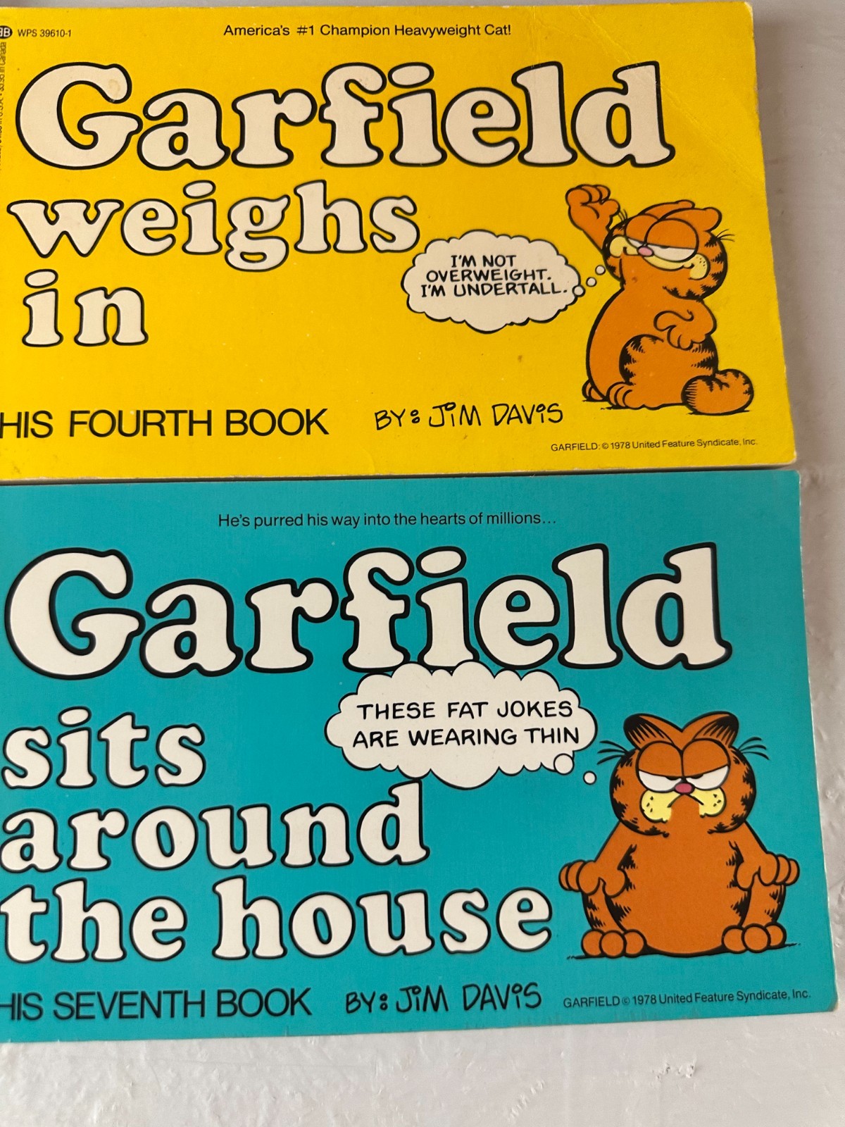 Vtg 1980s Garfield Universe Comic Strip Books Lot of 6 Paperback by Jim Davis
