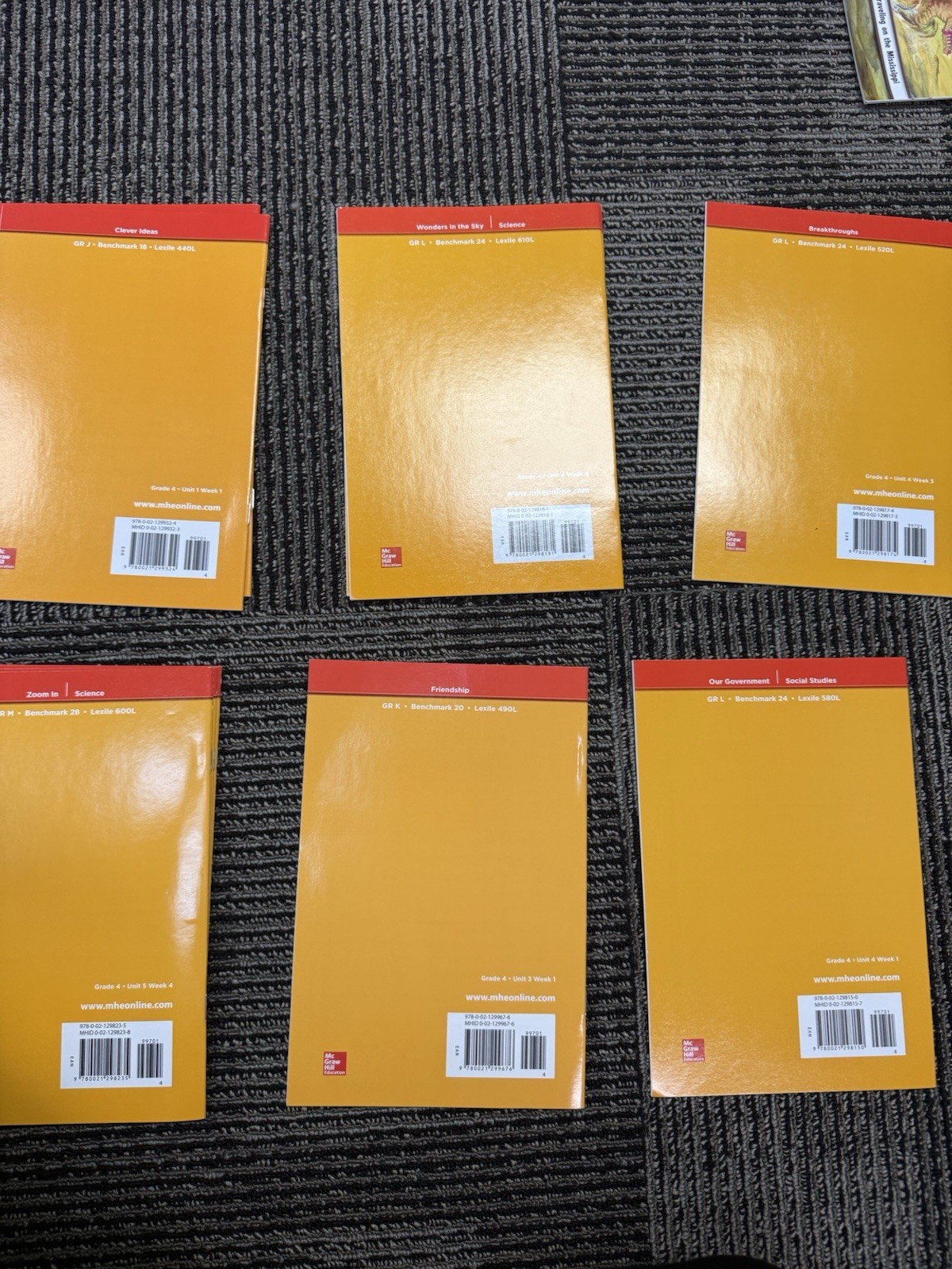 45 McGraw Hill Grade 4 Leveled Readers Classroom Book Lot Paired Read Homeschool
