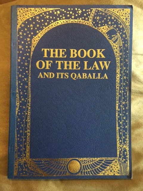 the Book of the Law and Its Qaballa SIGNED Jake Stratton Kent Aleister Crowley
