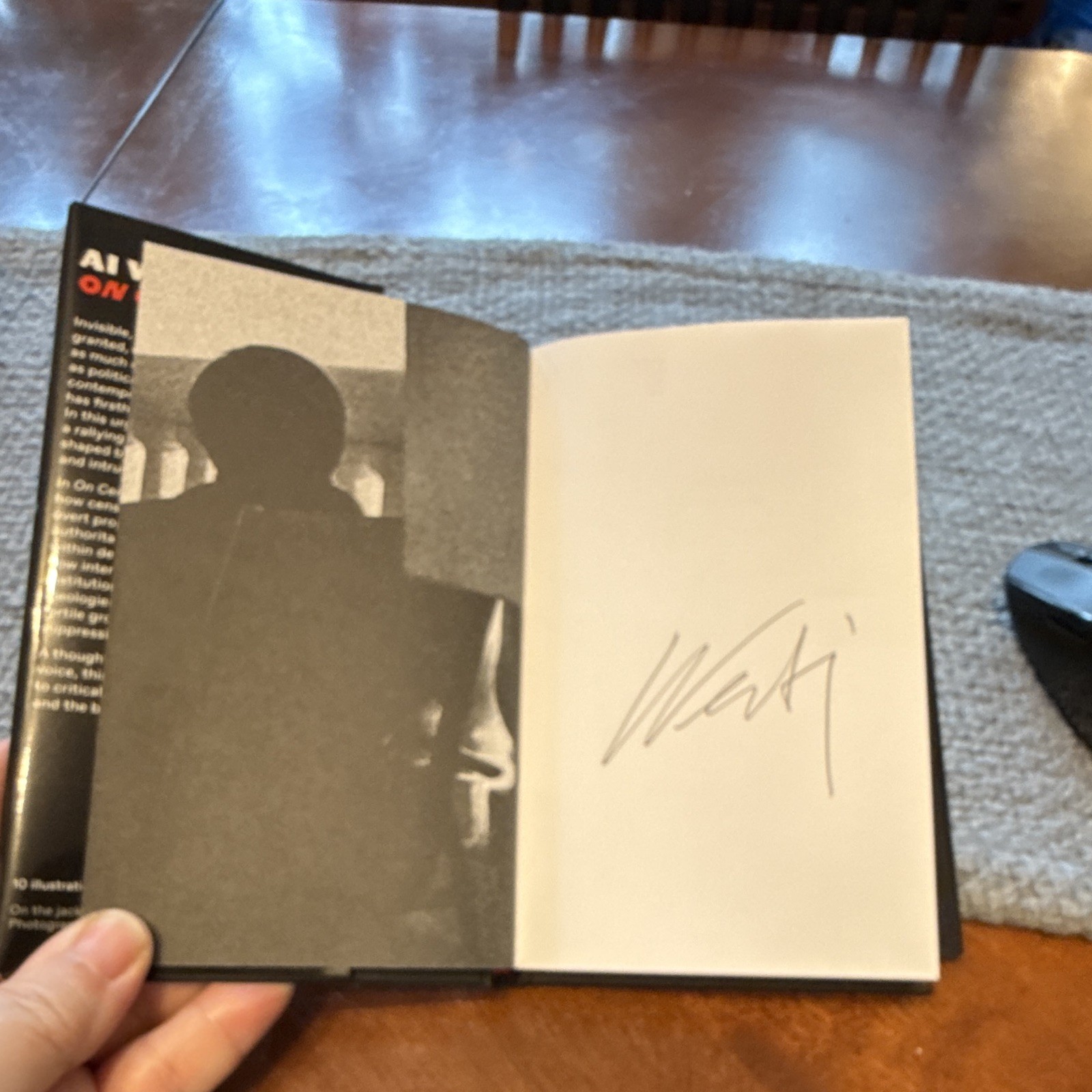 Thames & Hudson Ai Weiwei On Censorship Signed Hardcover 2026 by Ai Weiwei