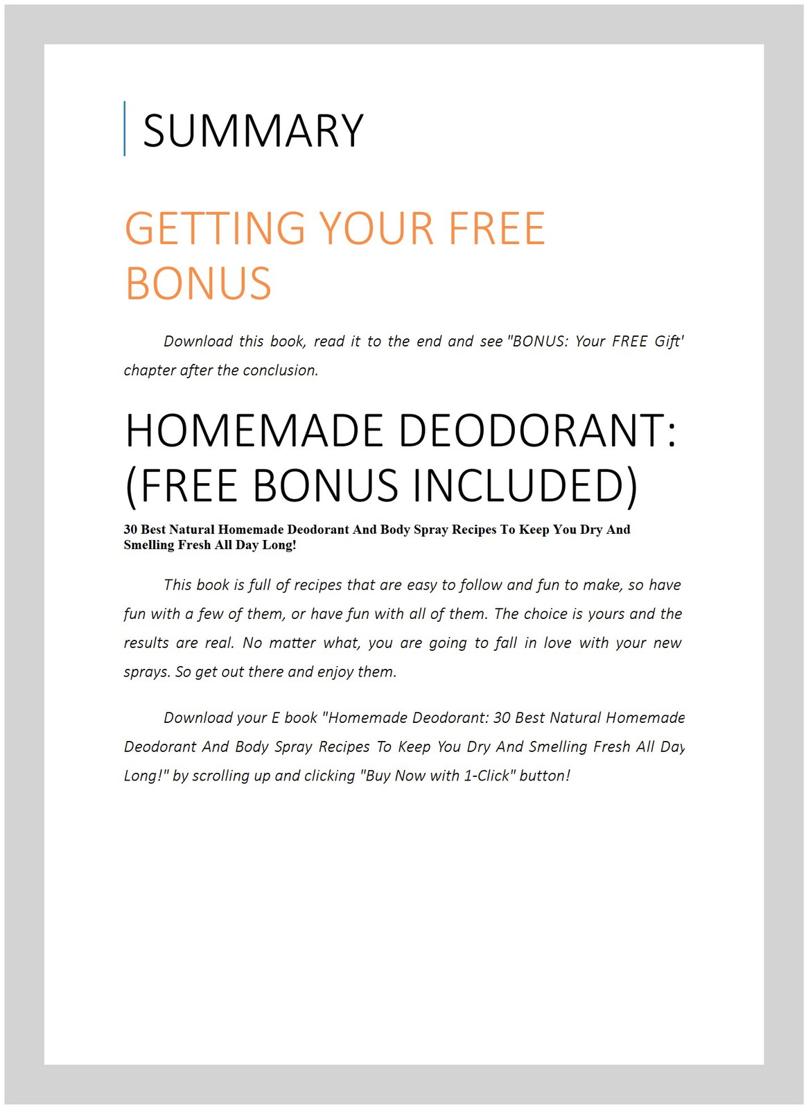 Homemade Deodorant : 30 Best Natural Homemade Deodorant and Body Spray Recipe…