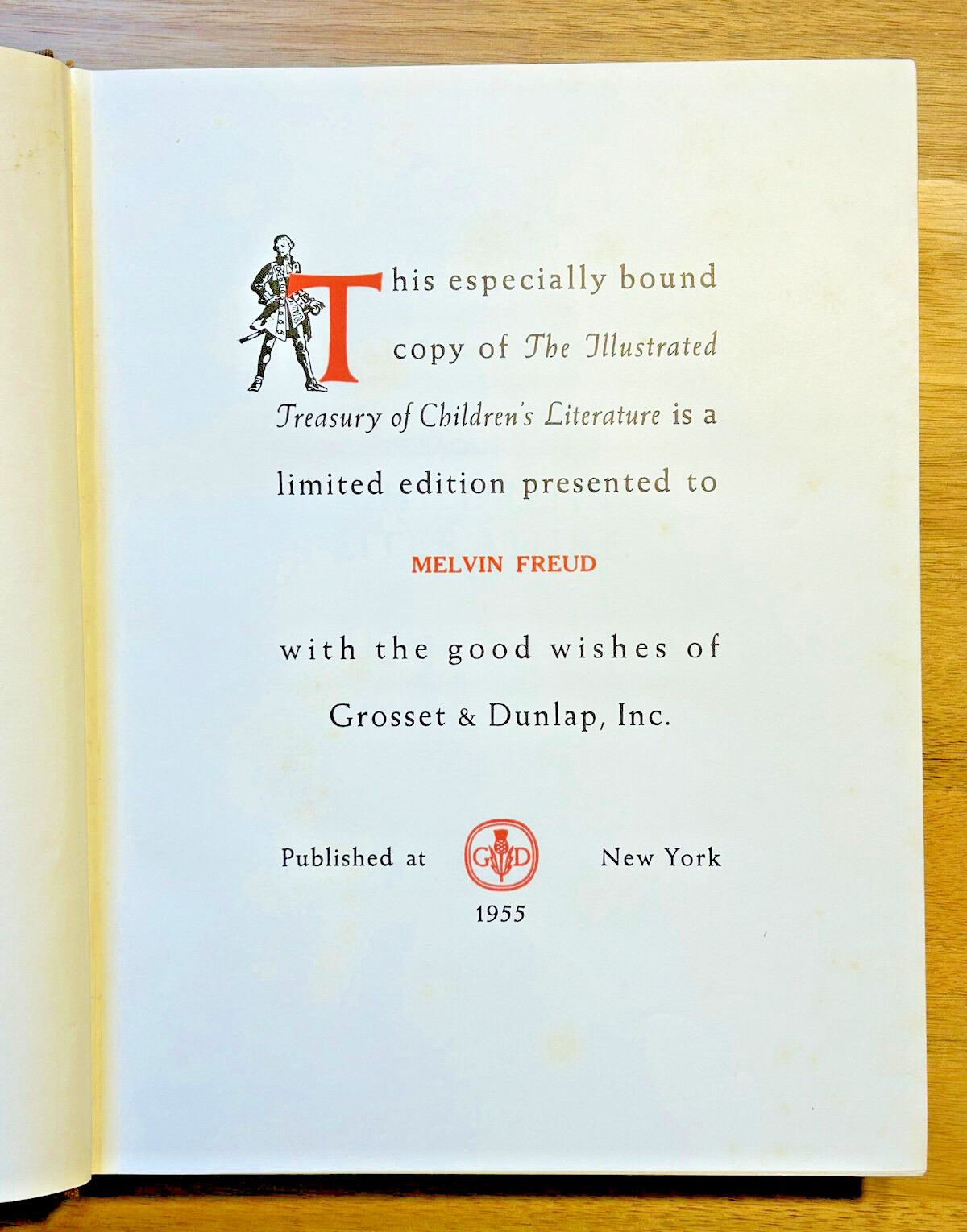 Vintage Illustrated Treasury of Children’s Literature 1955 Limited Ed. Slipcase