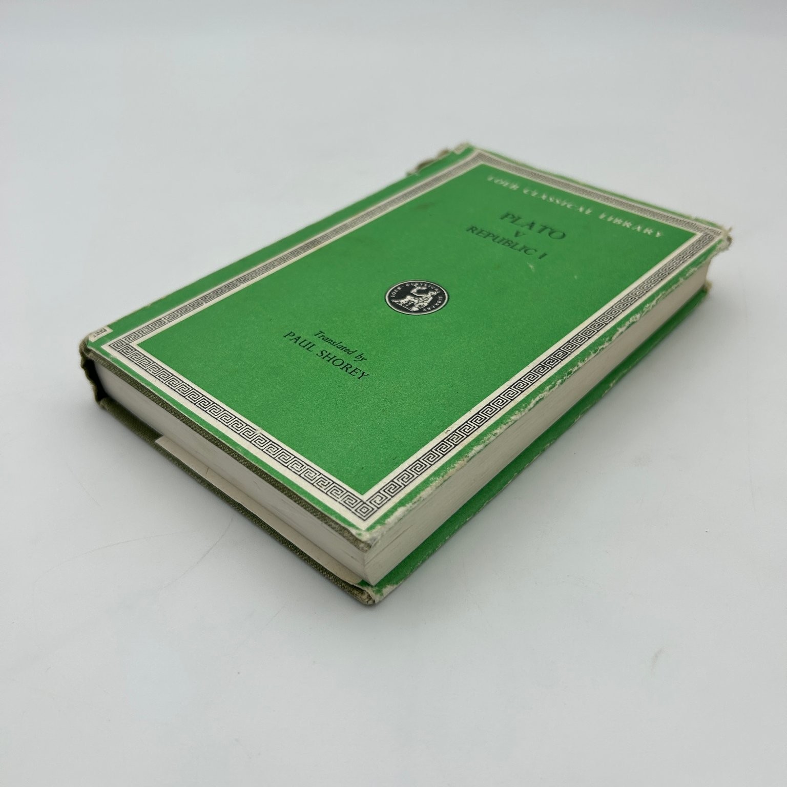 Plato Republic I Paul Shorey 1982 Loeb Classical Library Greek English Harvard