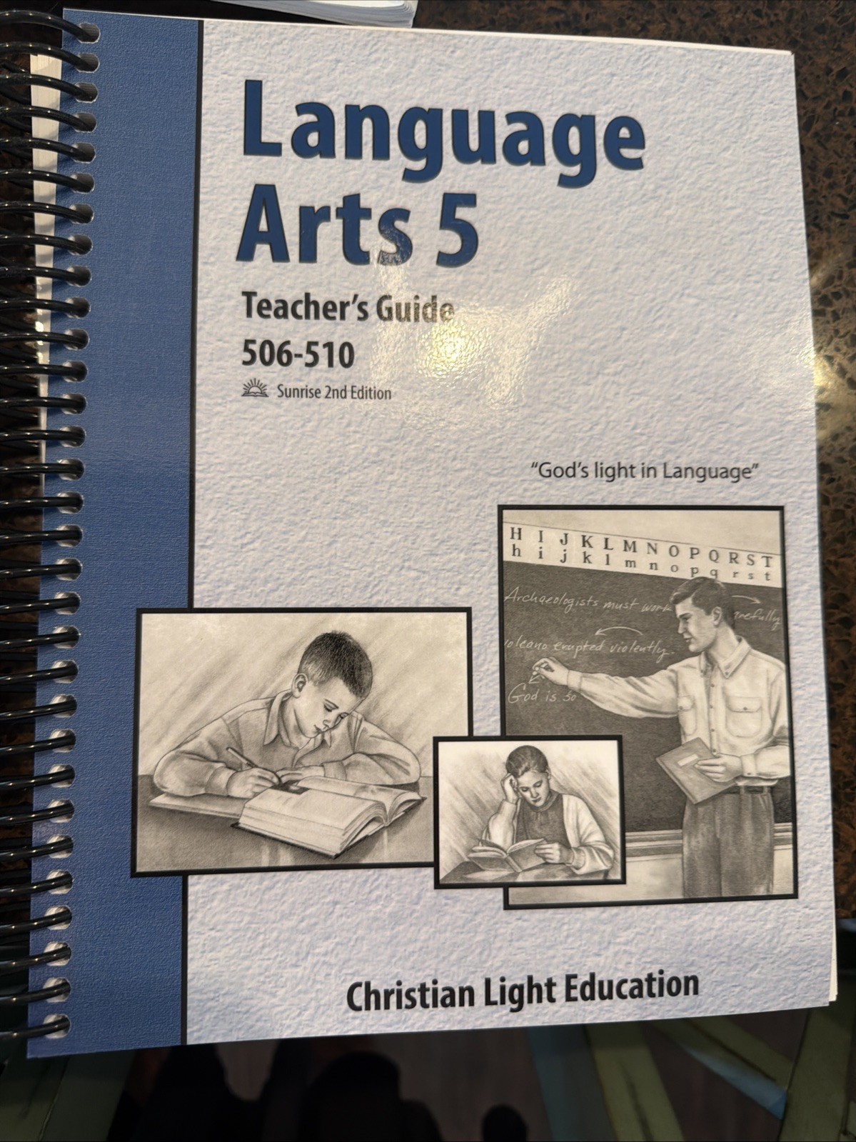 Christian Light Language Arts Grade 5 Teacher’s Guides Plus 504-510 Workbooks