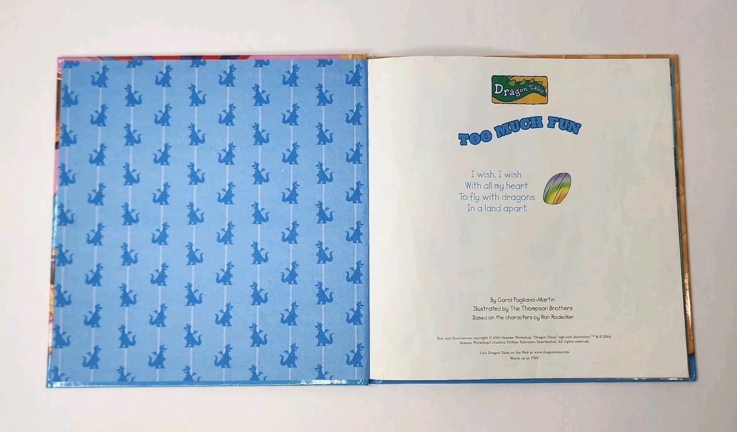 Dragon Tales – Too Much Fun – Reading is Fun with a Dragon Volume 3