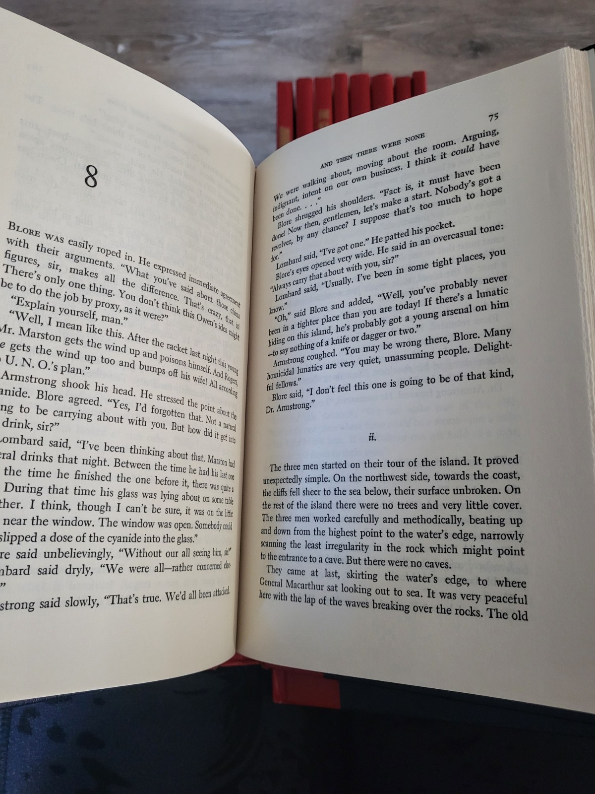 VTG Mystery Classics Hardcover Book Lot Maltese Falcon Big Sleep Agatha Christie