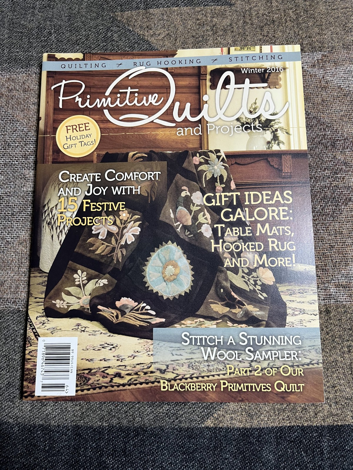 PRIMITIVE QUILTS + PROJECTS MAGAZINE LOT ~ Issues 2011-2020 ~ Uncut Patterns
