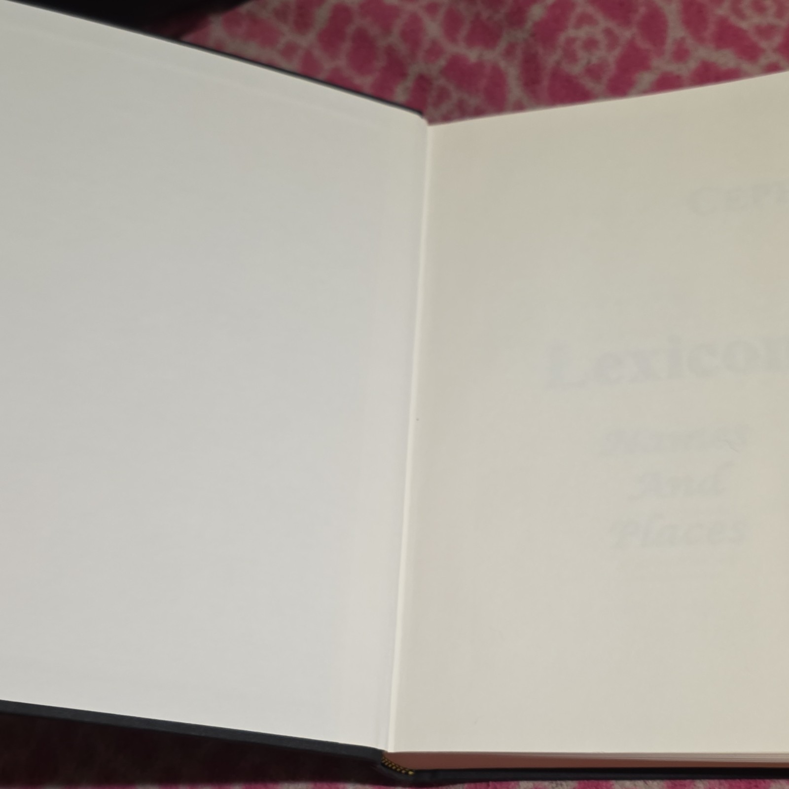 Cepher Lexicon Names And Places 2nd Ed by Stephen Pidgeon, Hardcover make offer