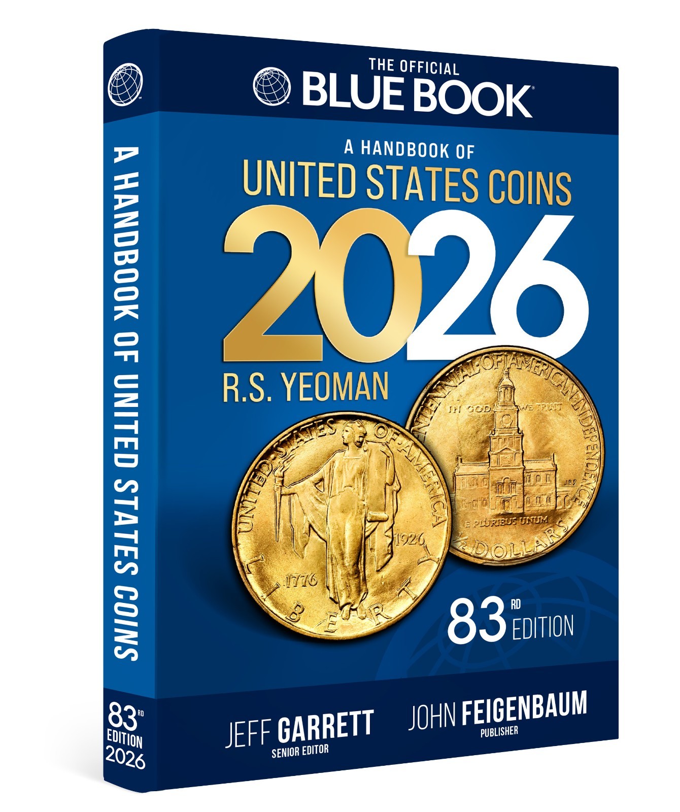 NEW!! 2026 Bluebook Wholesale US Coins Pricing Guide – SOFTCOVER