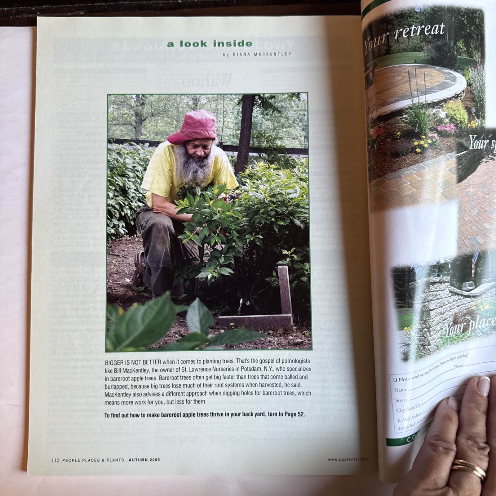 PEOPLE PLACES PLANTS – New England & New York Garden Magazine Autumn 2005 112 Pg