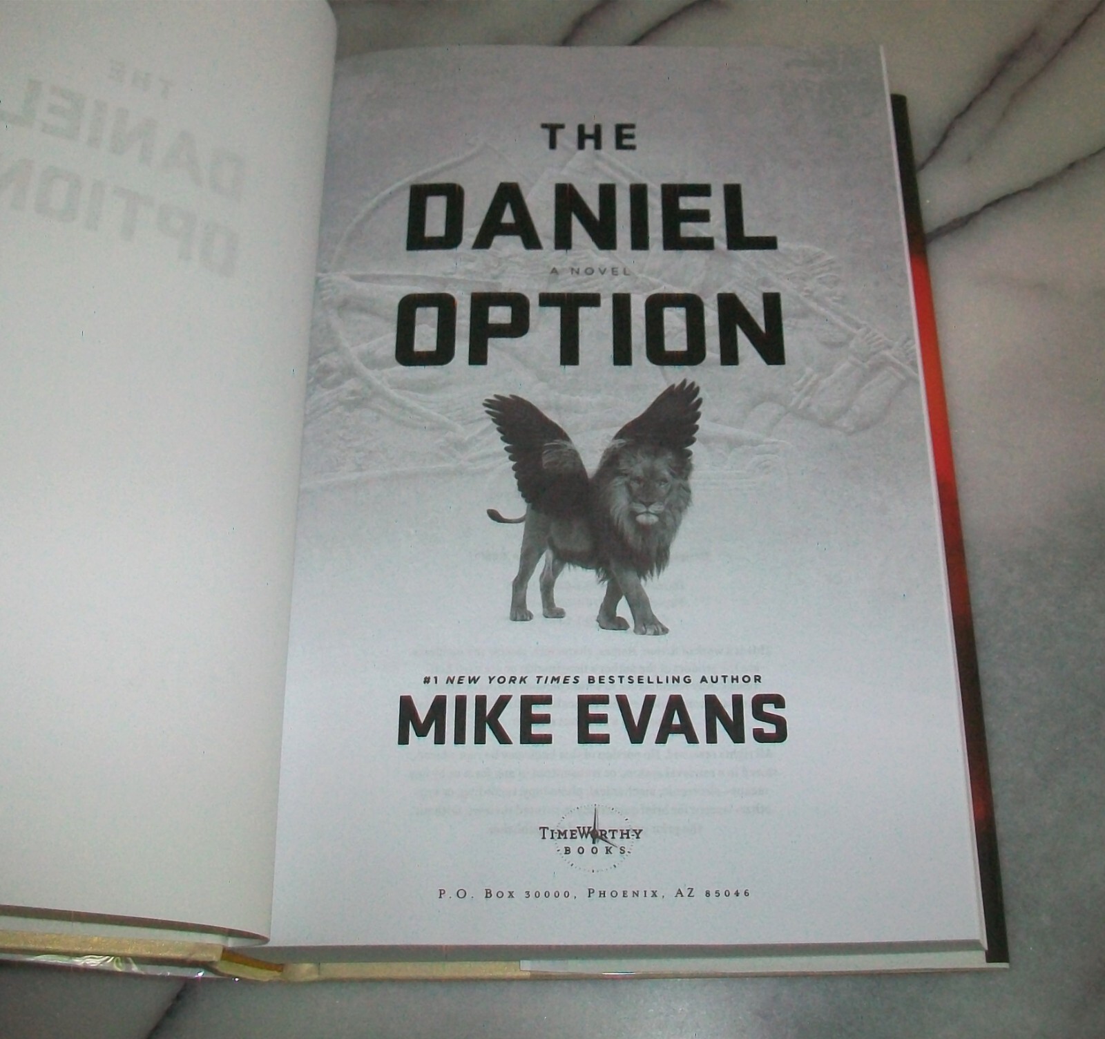 *Signed Bookplate* THE DANIEL OPTION Dr. Mike Evans 2019 Hardcover w/Dust Jacket