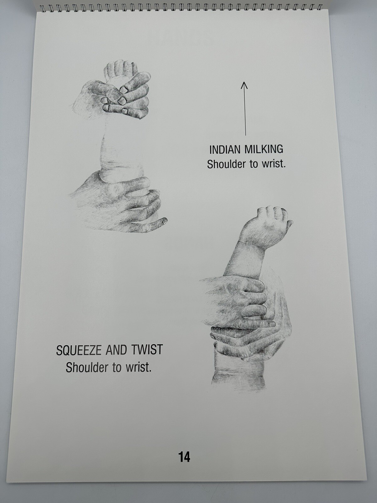 Infant Massage Strokes 1993 Rare Vimala McClure’s Parent Education 18.5 by 12 in