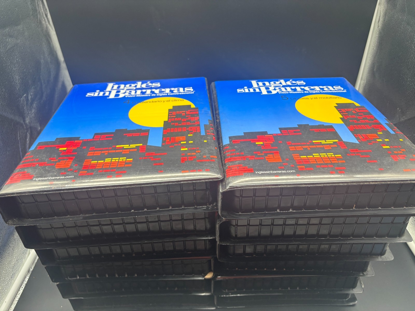 Ingles Sin Barreras 1-12 set DVD/CD 100% complete Dvd, VHs and books
