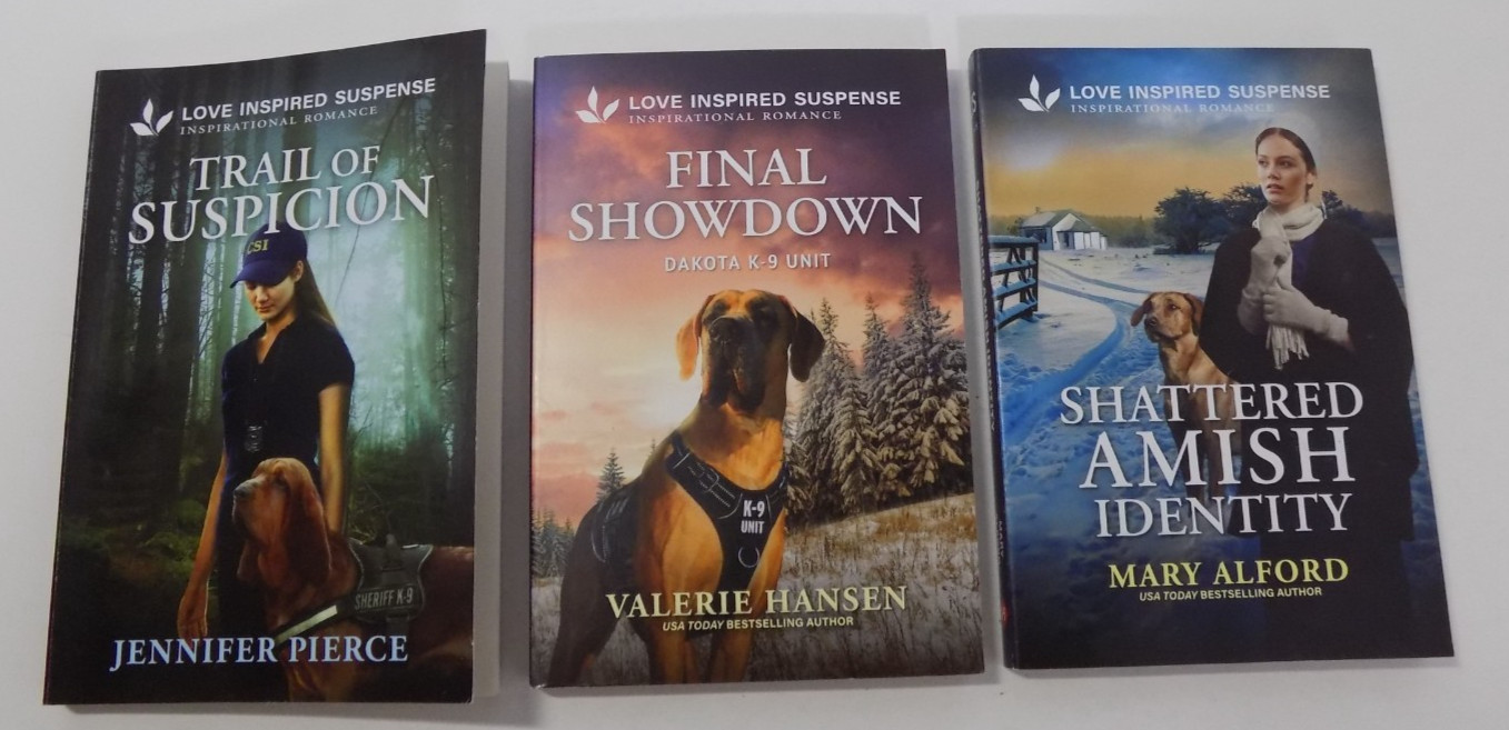 Harlequin Love Inspired Suspense Romance Books – Lot of 9 ( Oct-Dec 2025 )