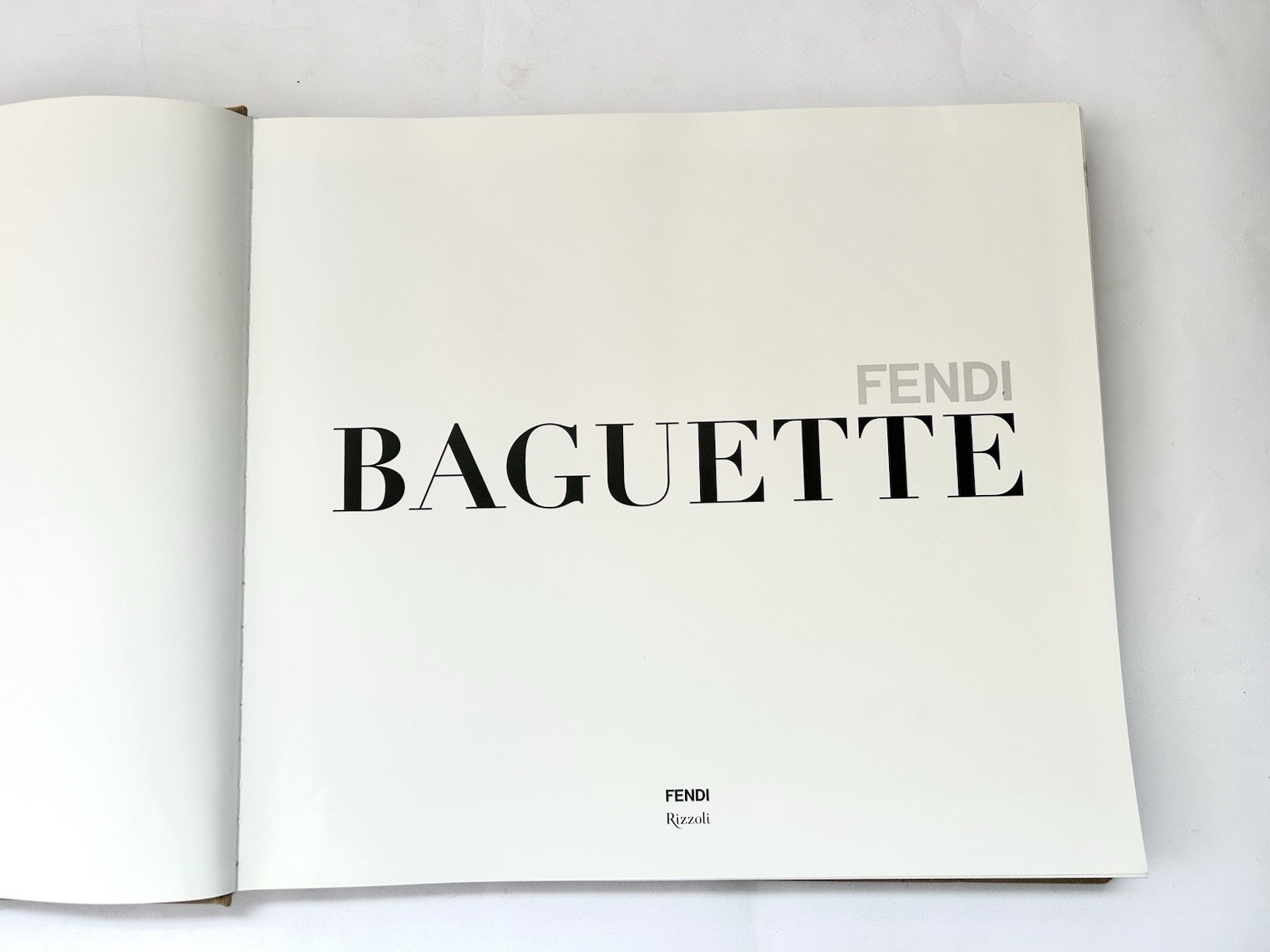 Fendi Baguette Book Libro Rizzoli First Edition 2012 Out of Print Rare