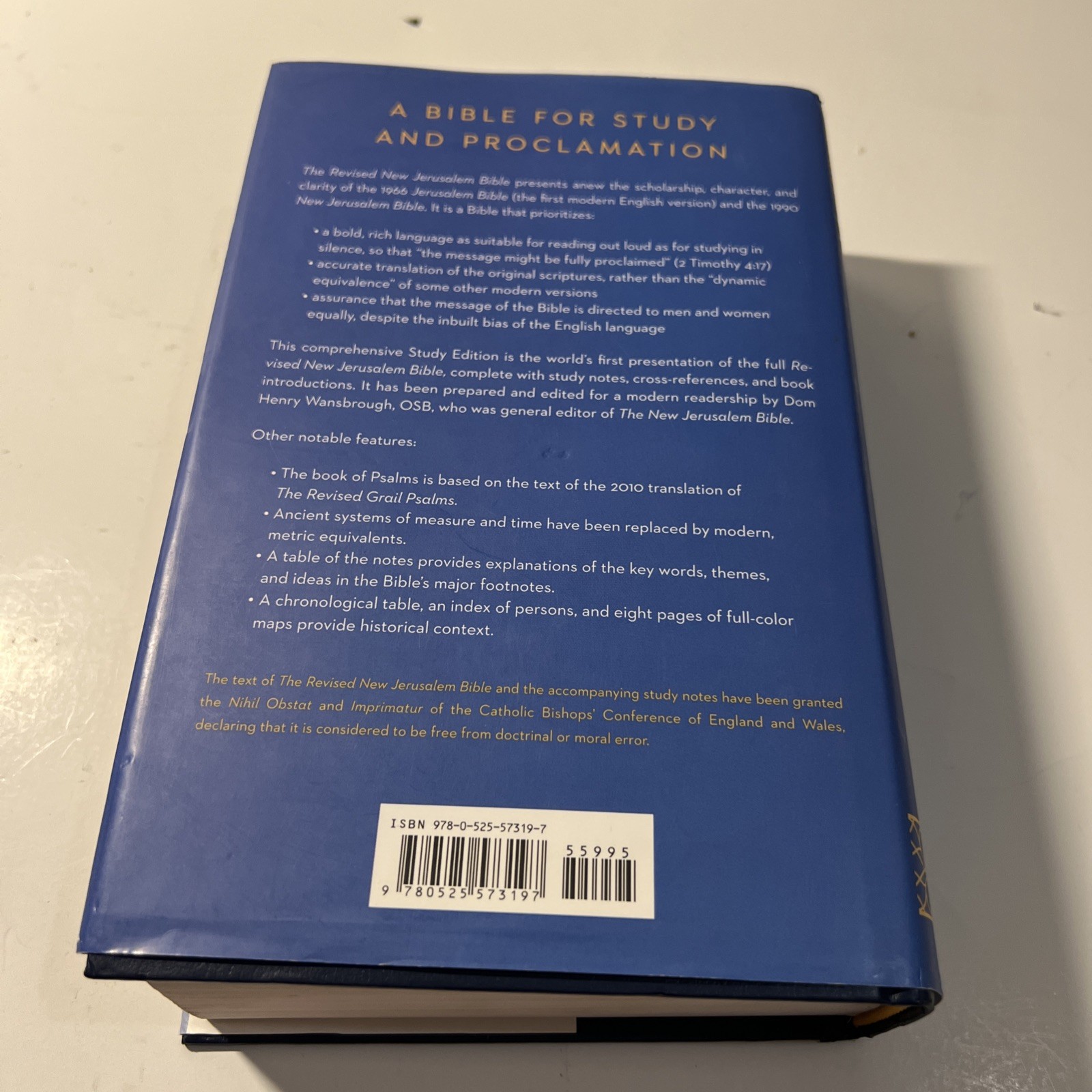 Revised New Jerusalem Bible: Study Edition by Henry Wansbrough Like new