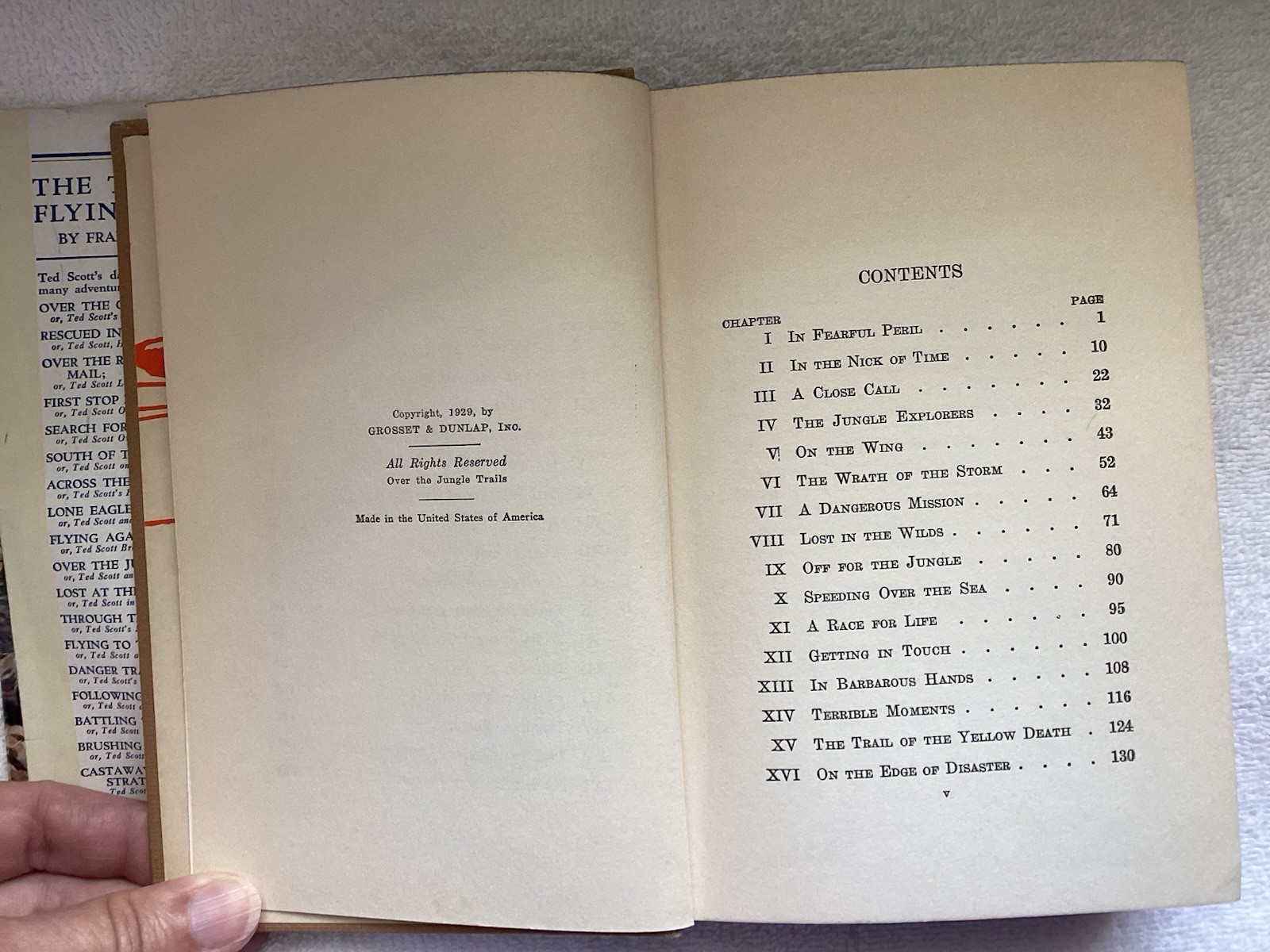 Over the Jungle Trails; or, Ted Scott and the Missing Explorers (The Ted Scott..