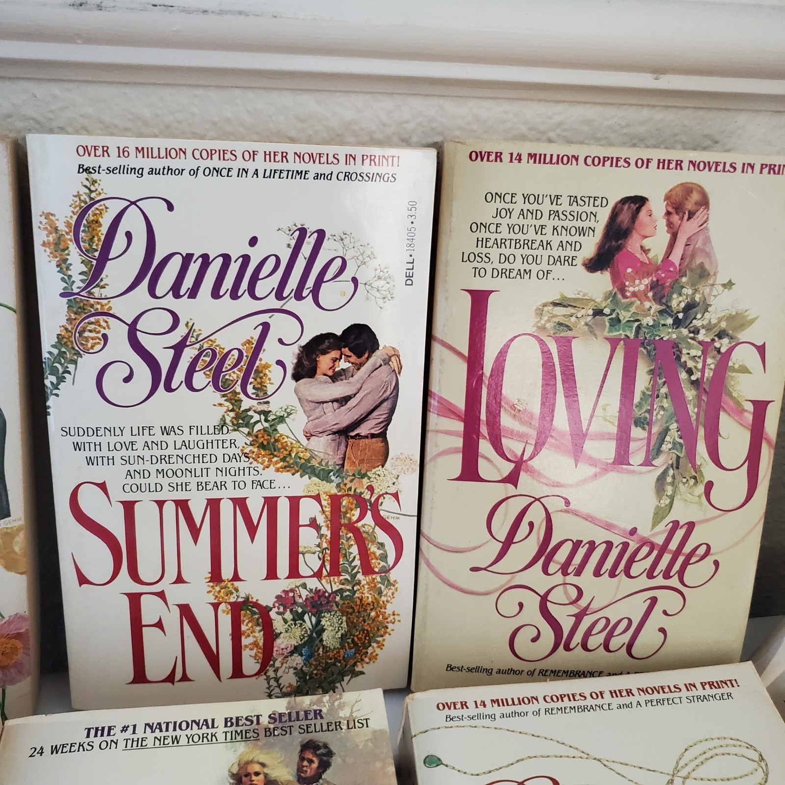 Danielle Steel Vintage Paperback Book Lot of 12 Romance Novels Dell Pocket Books