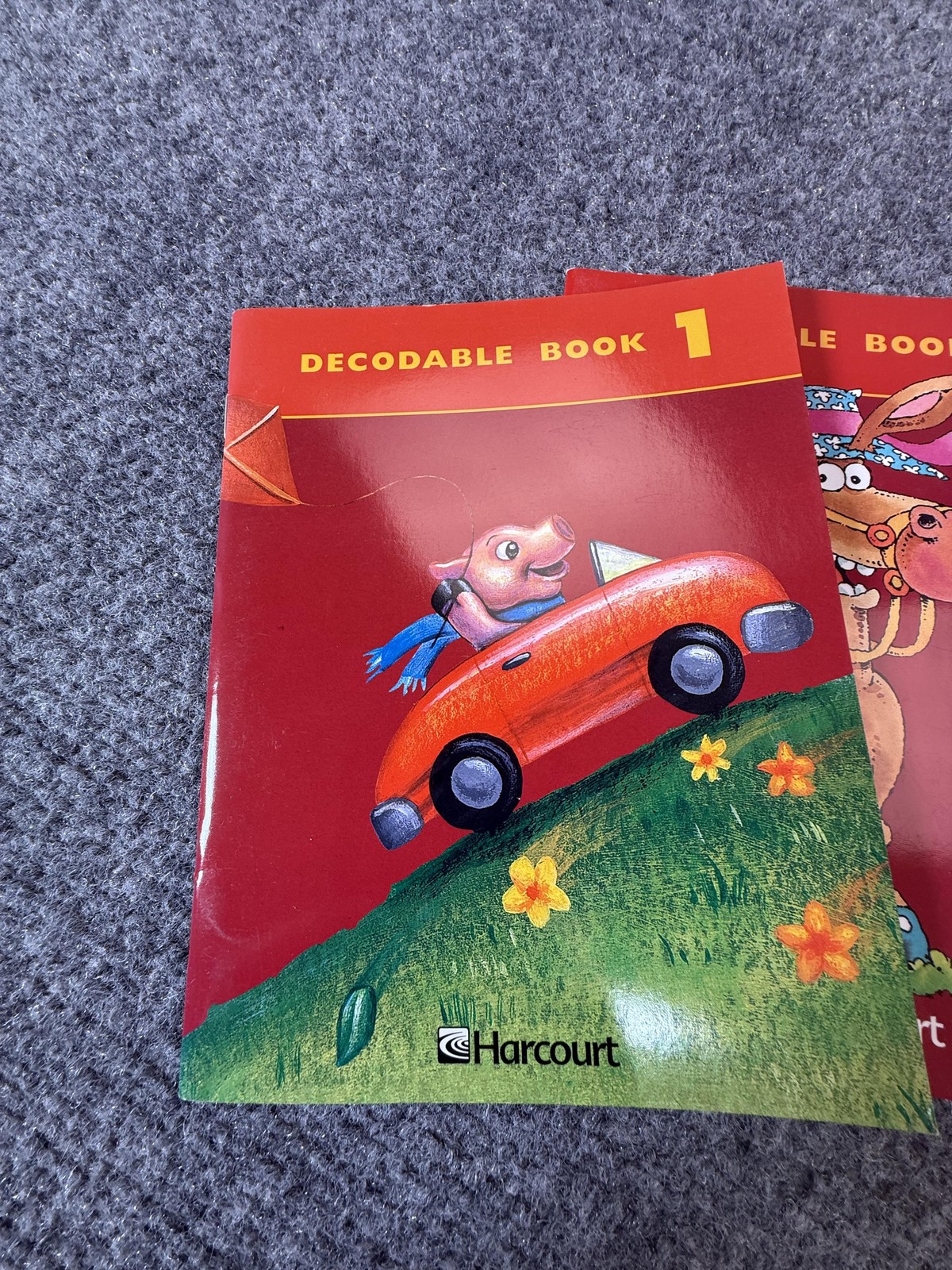 Harcourt Decodable Books Set 1-5 Early Reader Phonics Learning Softcover Lot