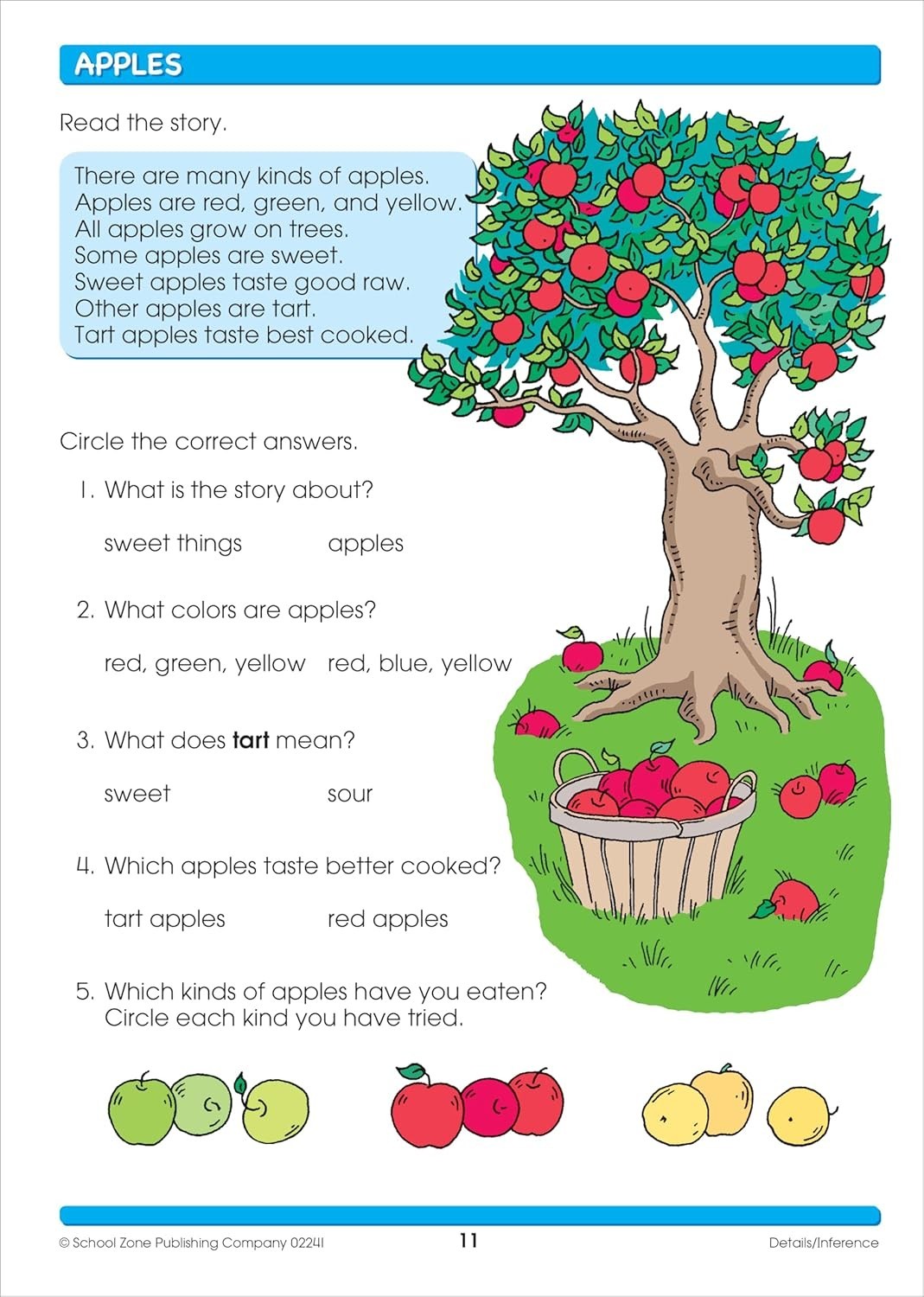School Zone Reading Activities 1-2 Workbook: 64 Pages, 1St Grade, 2Nd Grade, Com