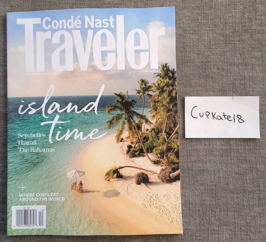 Conde Nast Traveler Magazine Dec December 2025 Island Time NEW Hawaii Bahamas