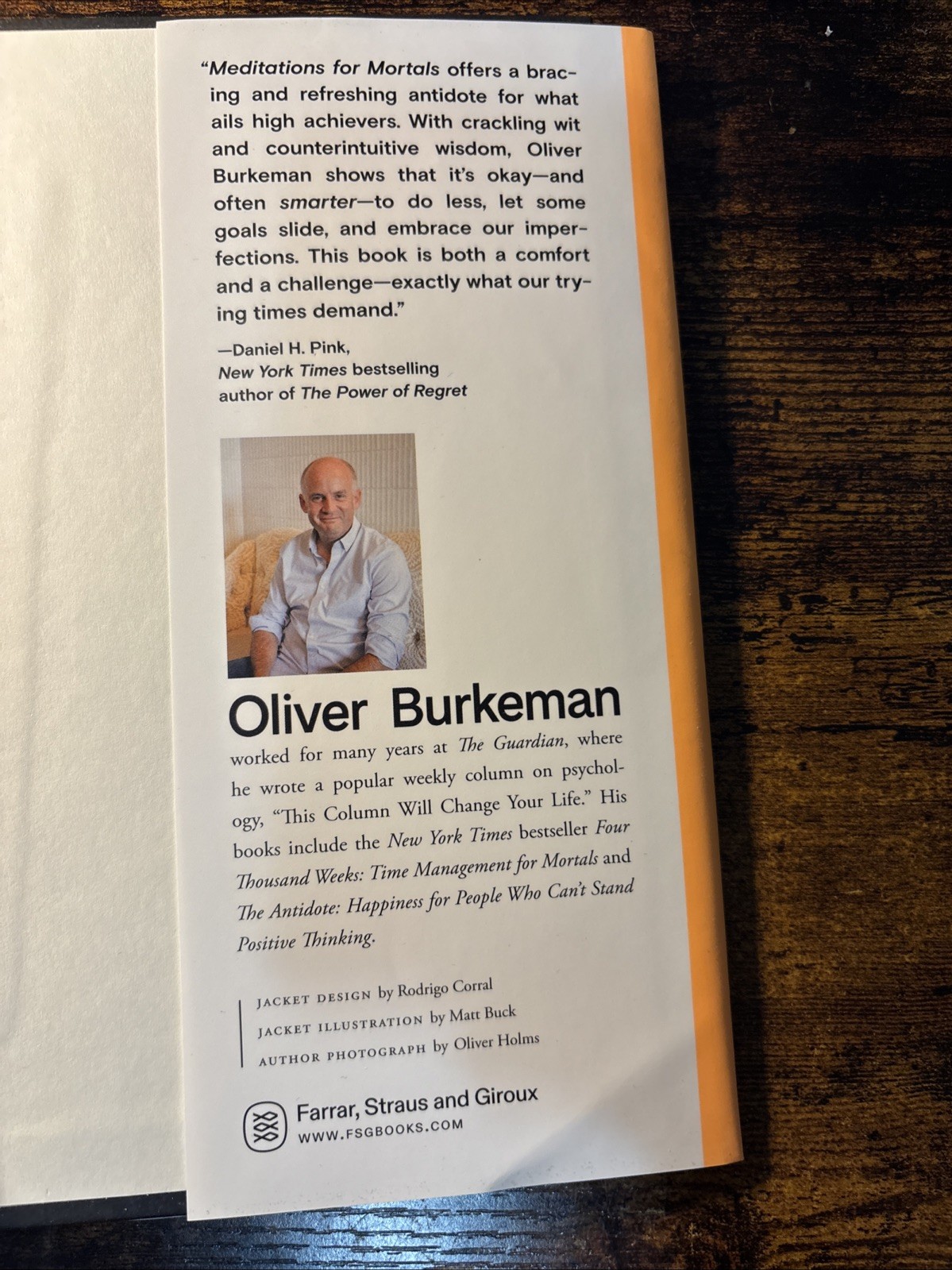 Mediations For mortals By Oliver Burkeman HCDJ 2024