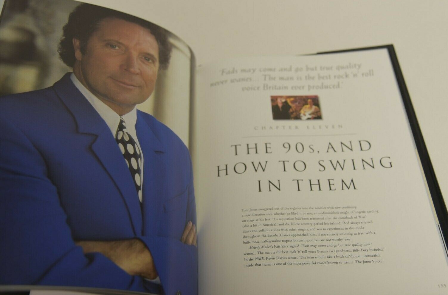 Tom Jones “A Life In Pictures” by Chris Roberts “New Book” 159 pages