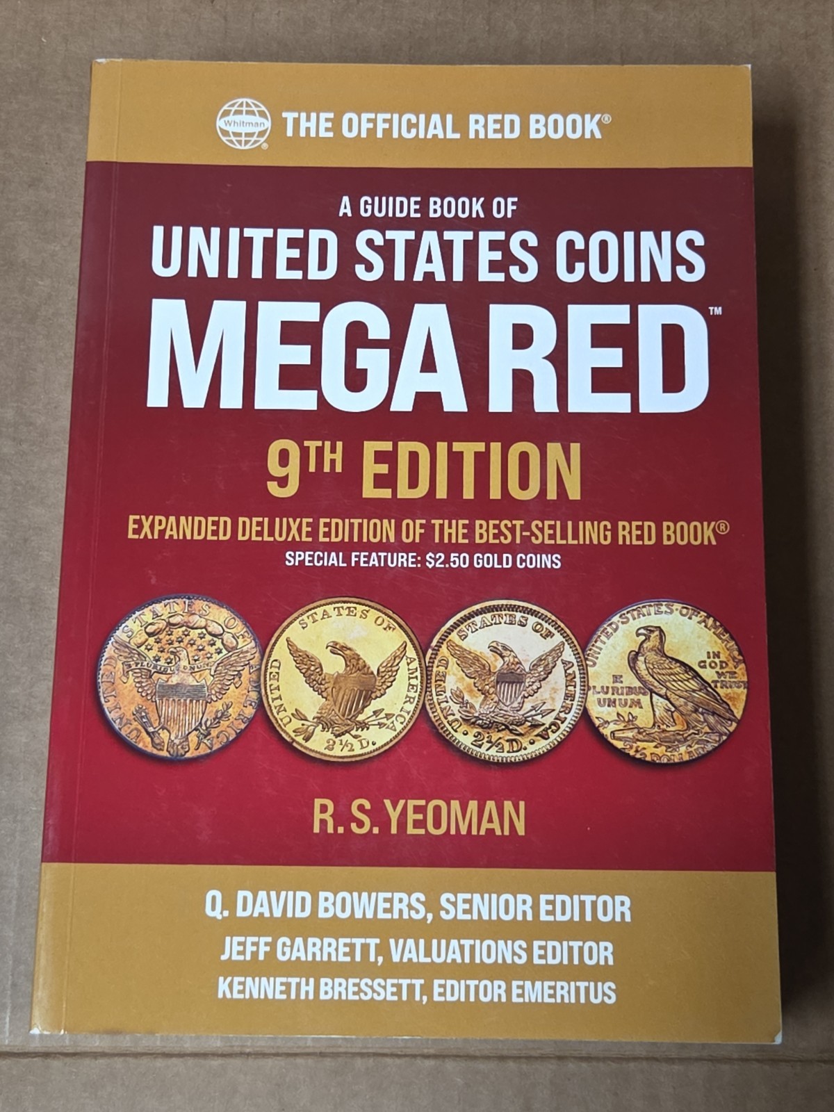 Mega Red A Guide Book of United States Coins 9th Expanded Deluxe Edition