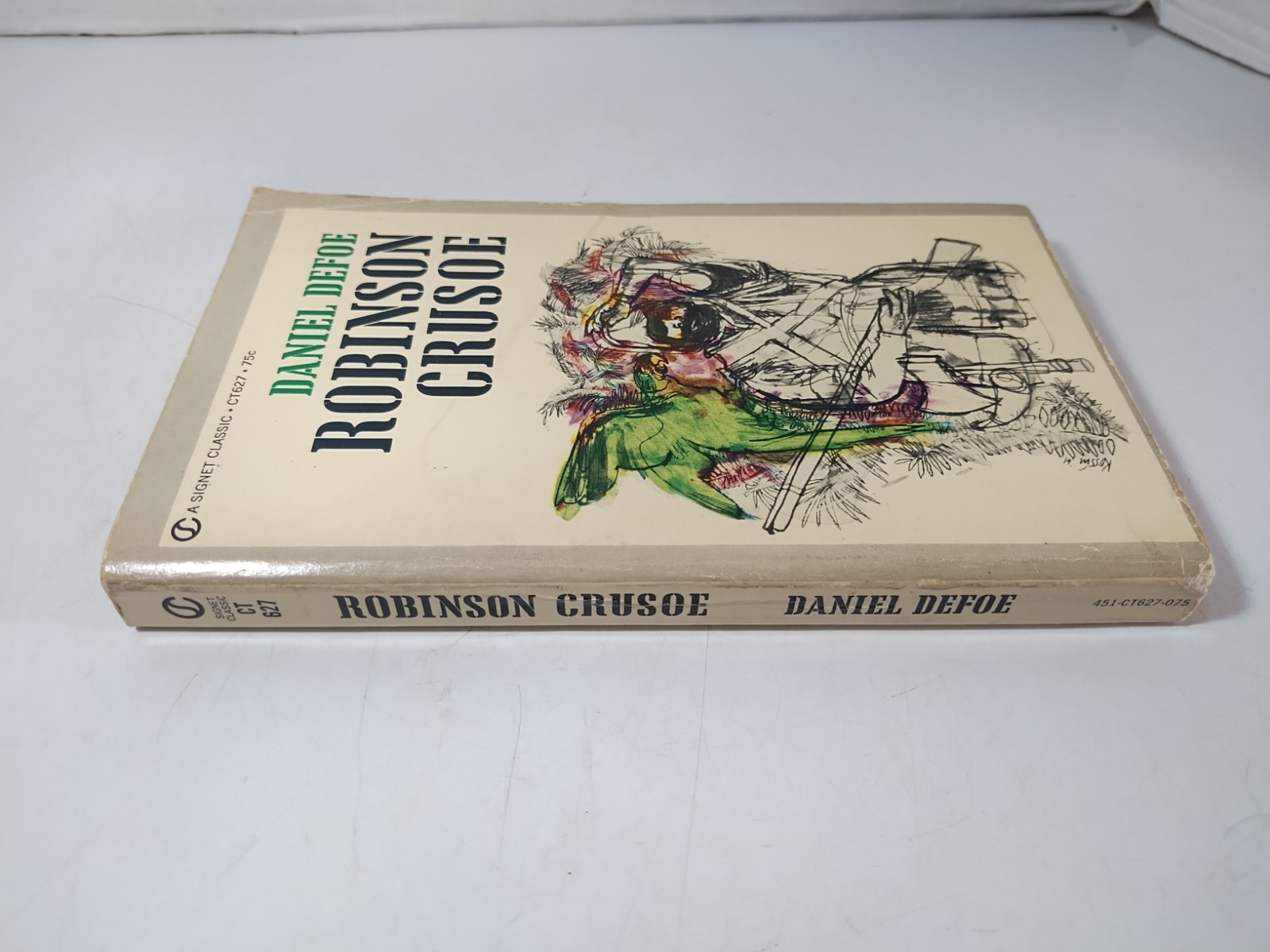 Robinson Crusoe By Daniel Defoe ~ Vintage 1961 Signet Classics Vintage Paperback