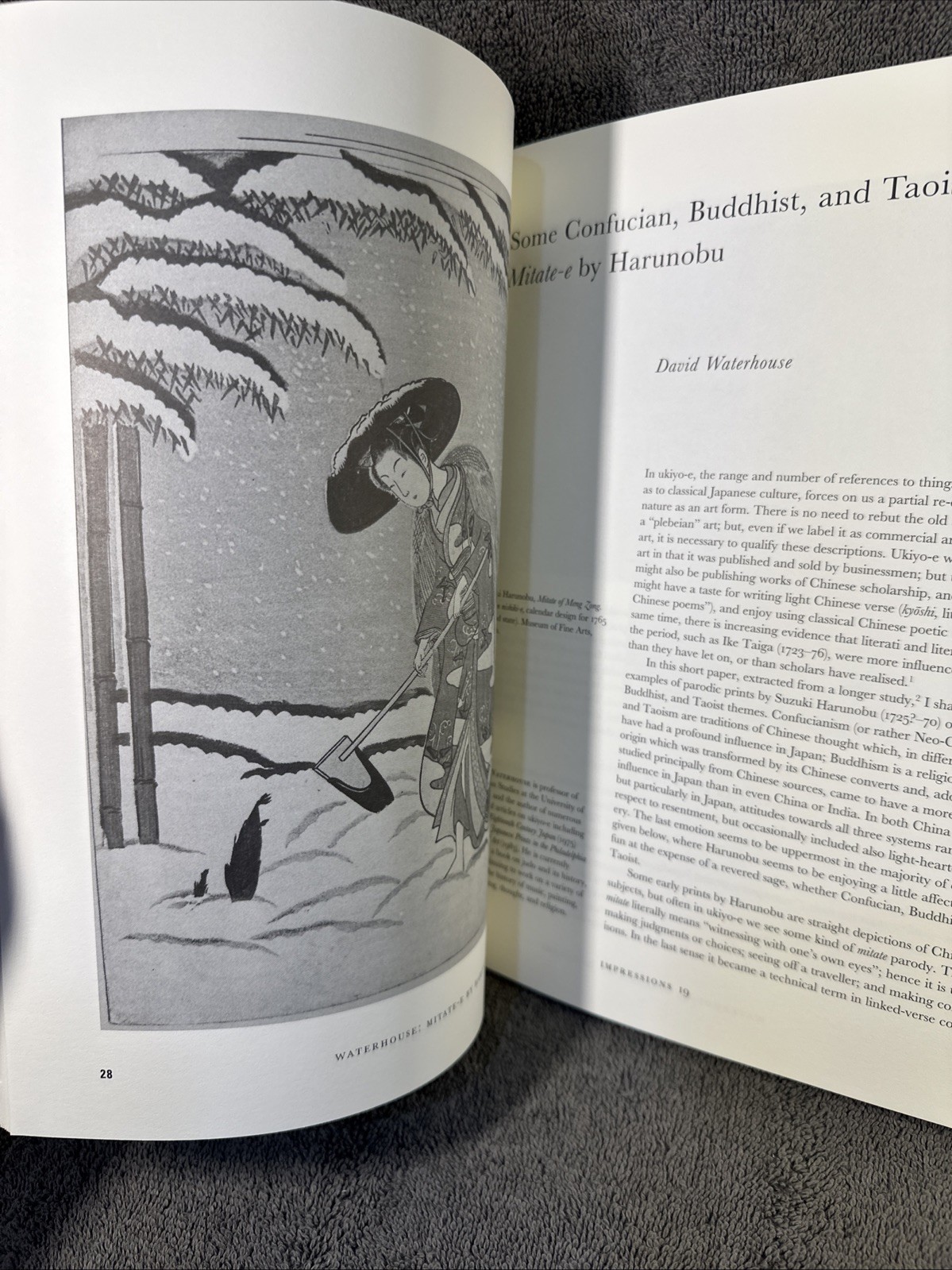 Impressions The Journal Of The Ukiyo E Society of America 1997 Paperback #19