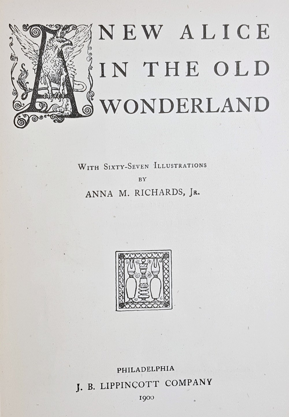 1895 Book NEW ALICE IN OLD WONDERLAND Alice’s FIRST EDITION Adventures Antique