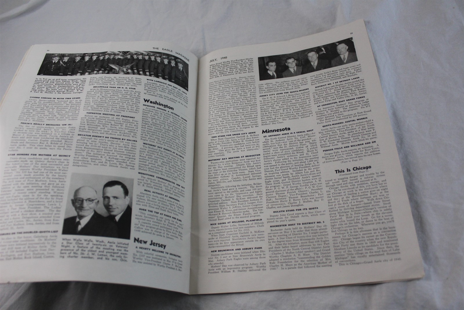 Vintage The Eagle Magazine 39 Pages July 1940 Lots of Ad Pages