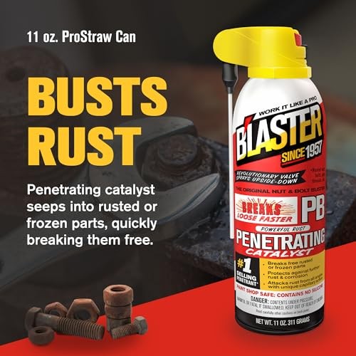 PB Blaster Penetrating Oil Spray 11 oz Aerosol 6-Pack Rust Remover Bolt Loosener