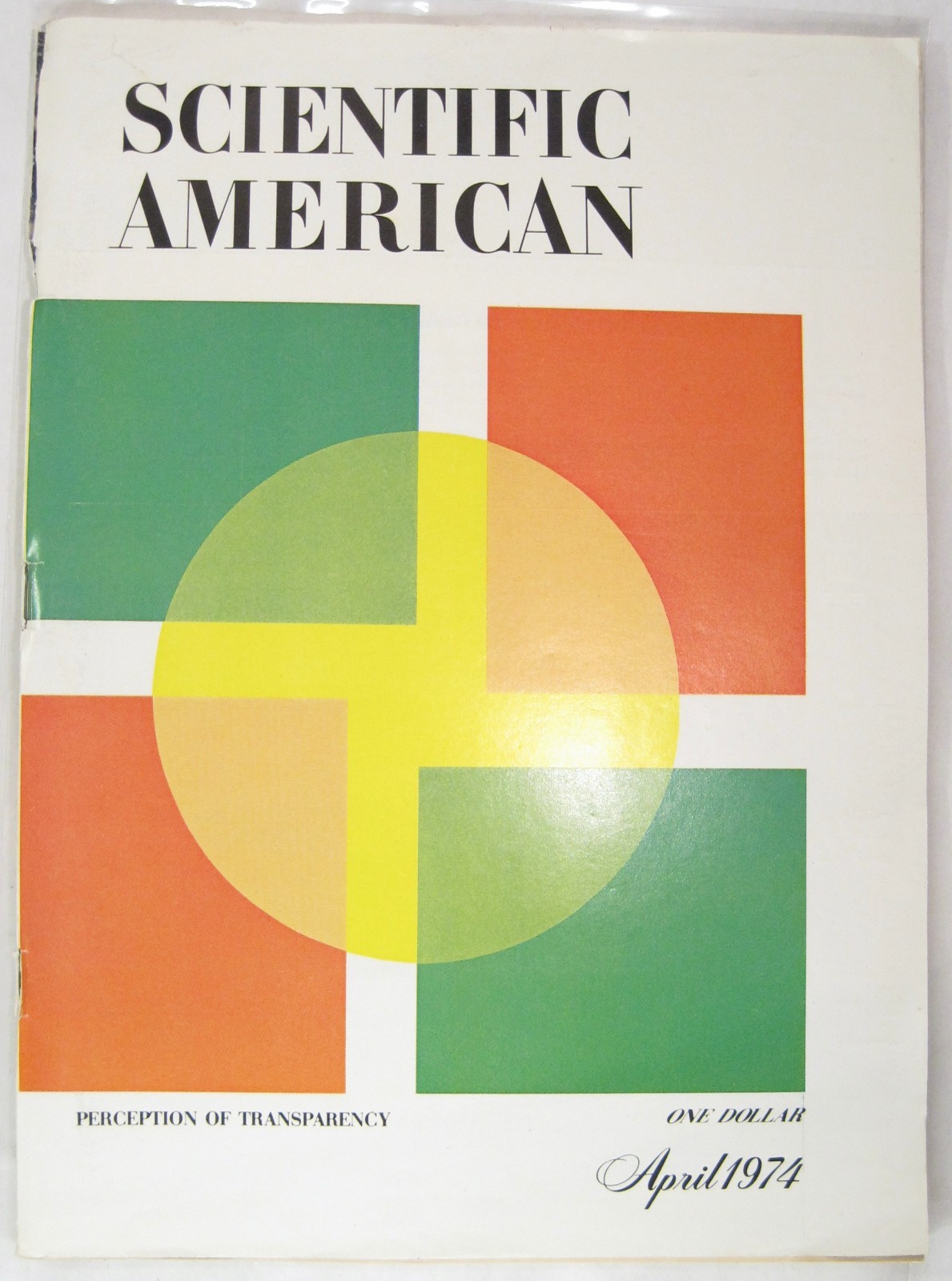 Vintage Scientific American Magazine April 1974 Volume 230 Issue 4
