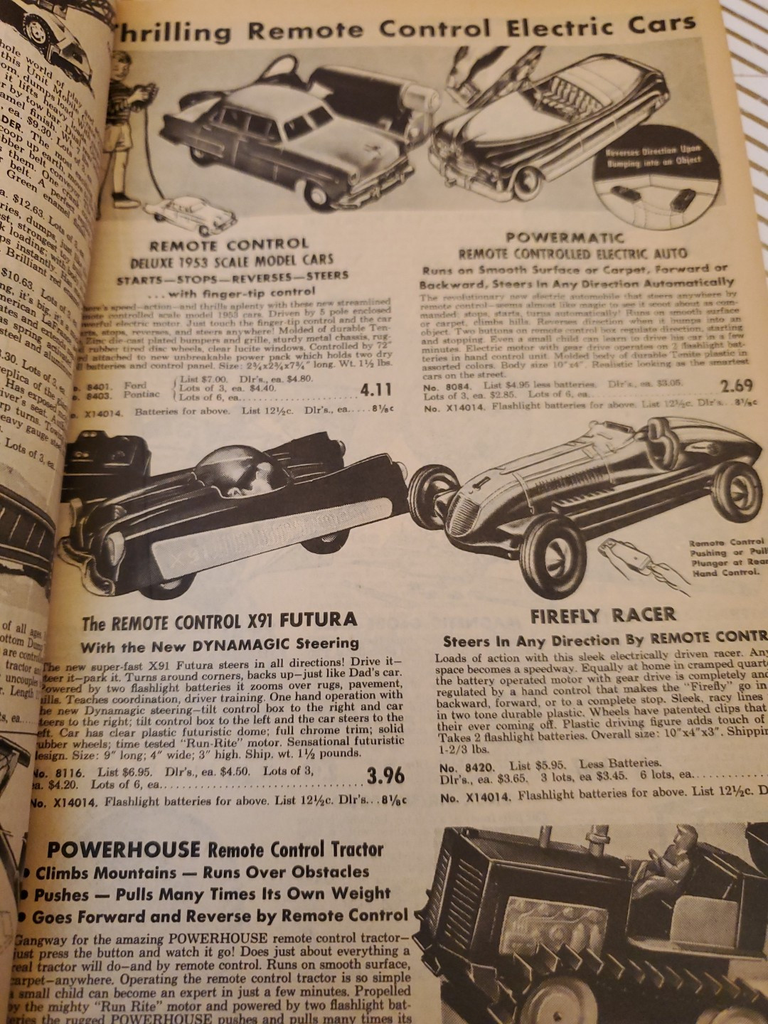 1953 Harrison Wholesale Company Special Holiday Catalog 200+ Pages Toys Trains
