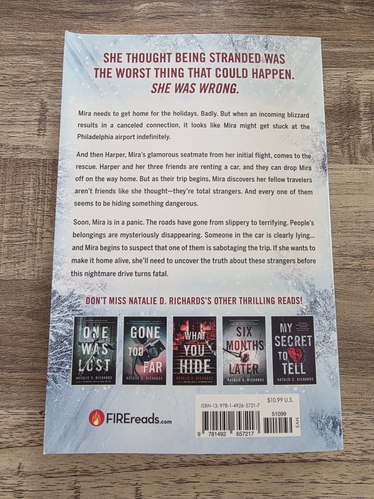 Five Total Strangers – Paperback By Richards, Natalie D. – VERY GOOD