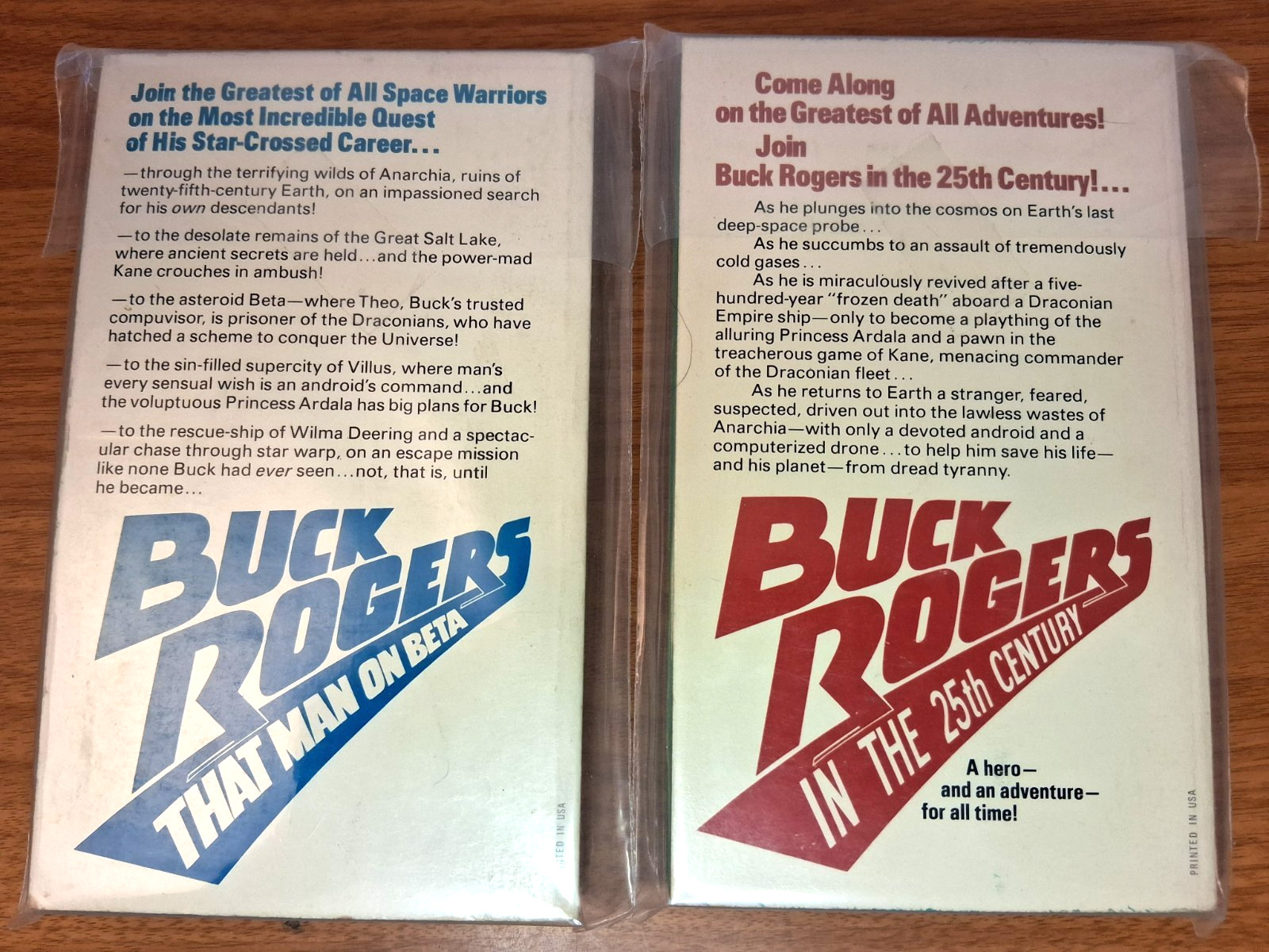 Lot of 2 Buck Rogers In The 25th Century and That Man on Beta – First Editions