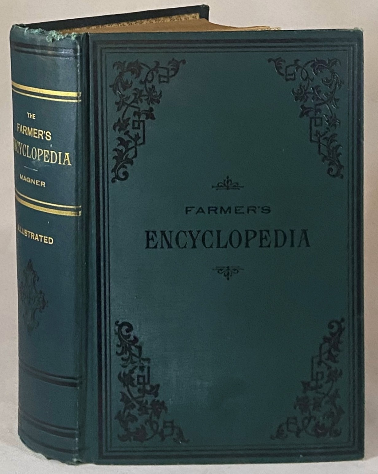 1898 THE FARMER’S ENCYCLOPEDIA Equestrian & Agriculture MAGNER Antique Farming