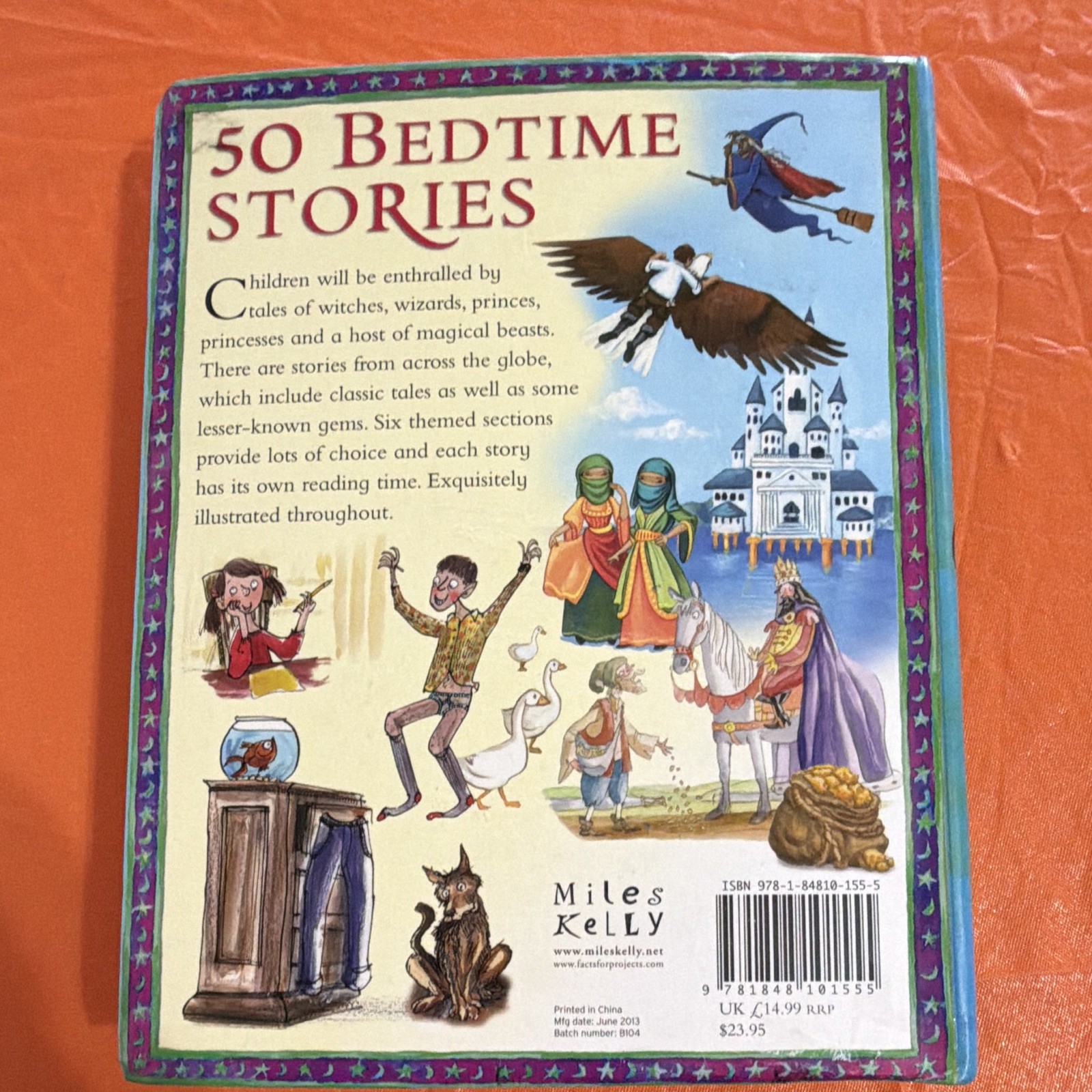 Miles Kelly 50 Bedtime Stories Hardcover Illustrated Tig Thomas Ages 4-8 2013