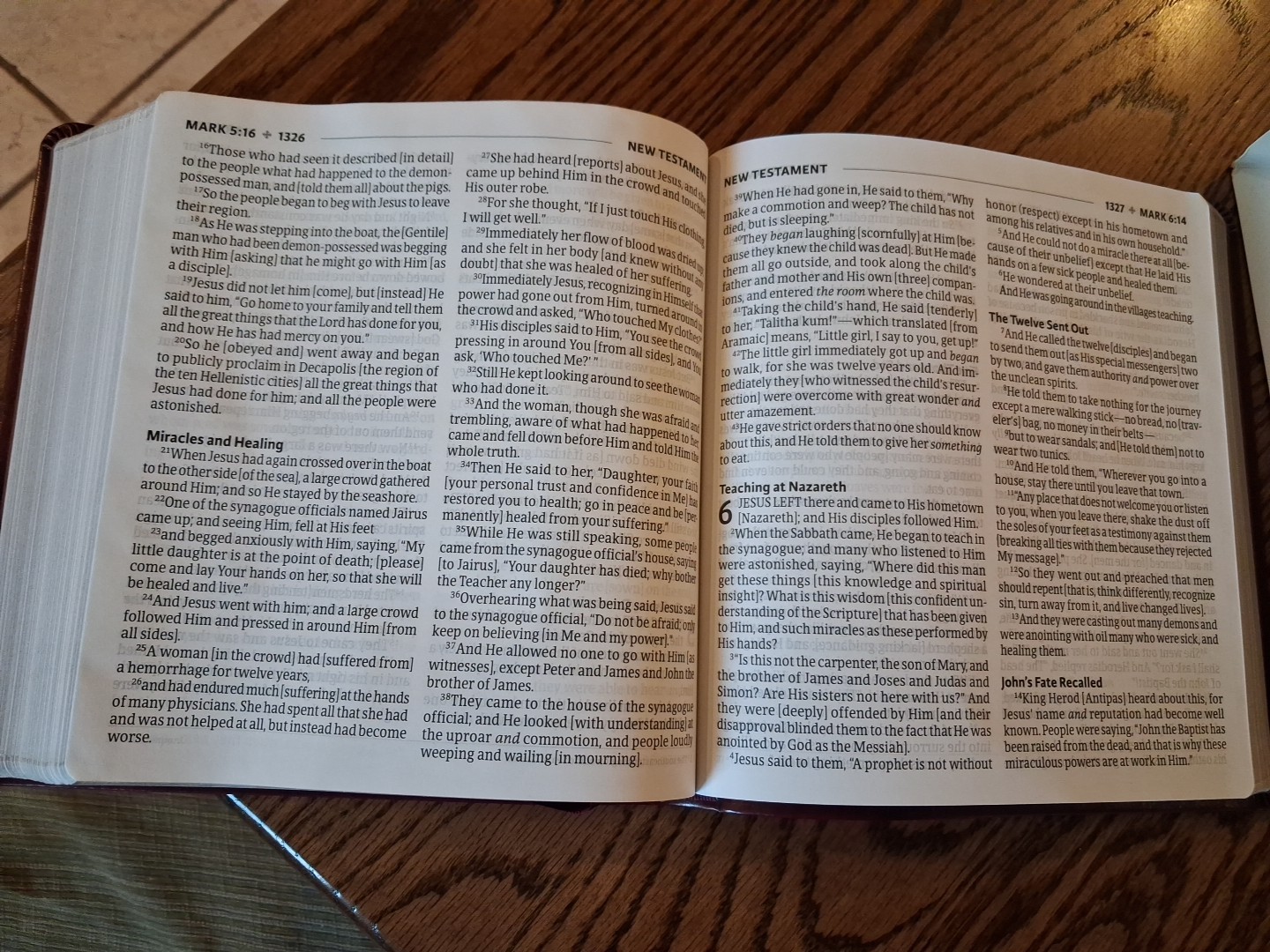 Amplified Bible XL Edition ~Retail $52.99~ Burgundy Leathersoft LARGE PRINT 12.5