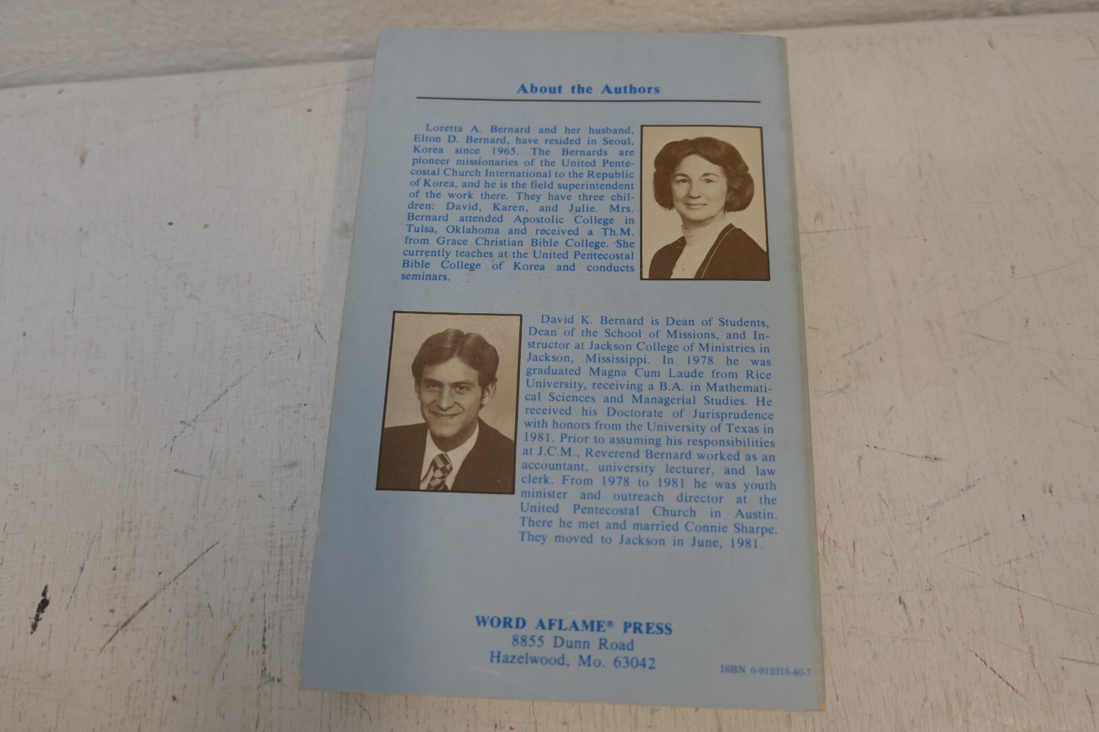 In Search of Holiness A Practical Guide For Today Loretta A. Bernard 5th Print
