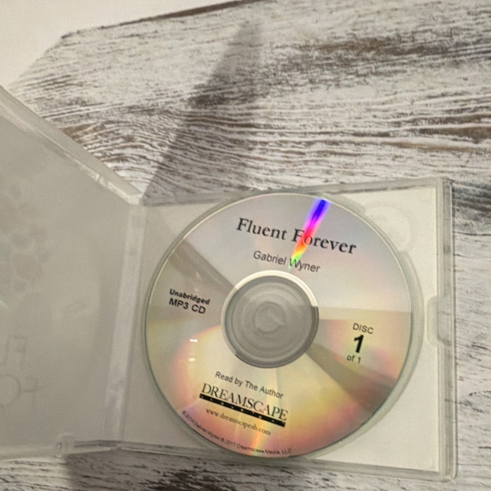 Dreamscape Media Fluent Forever MP3 CD Audiobook, Gabriel Wyner, Language