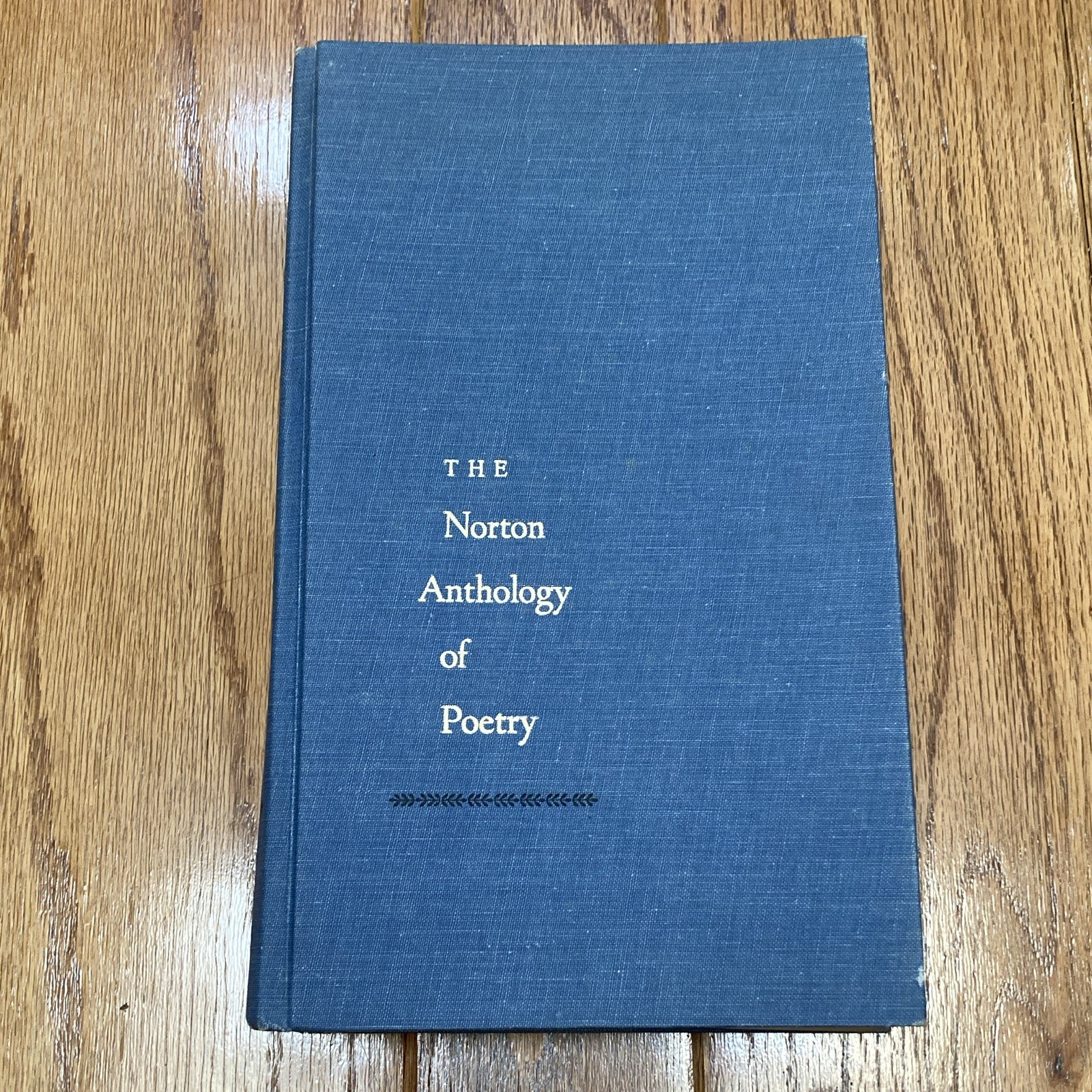 Norton Anthology of Poetry First Edition Norton Hardcover Book