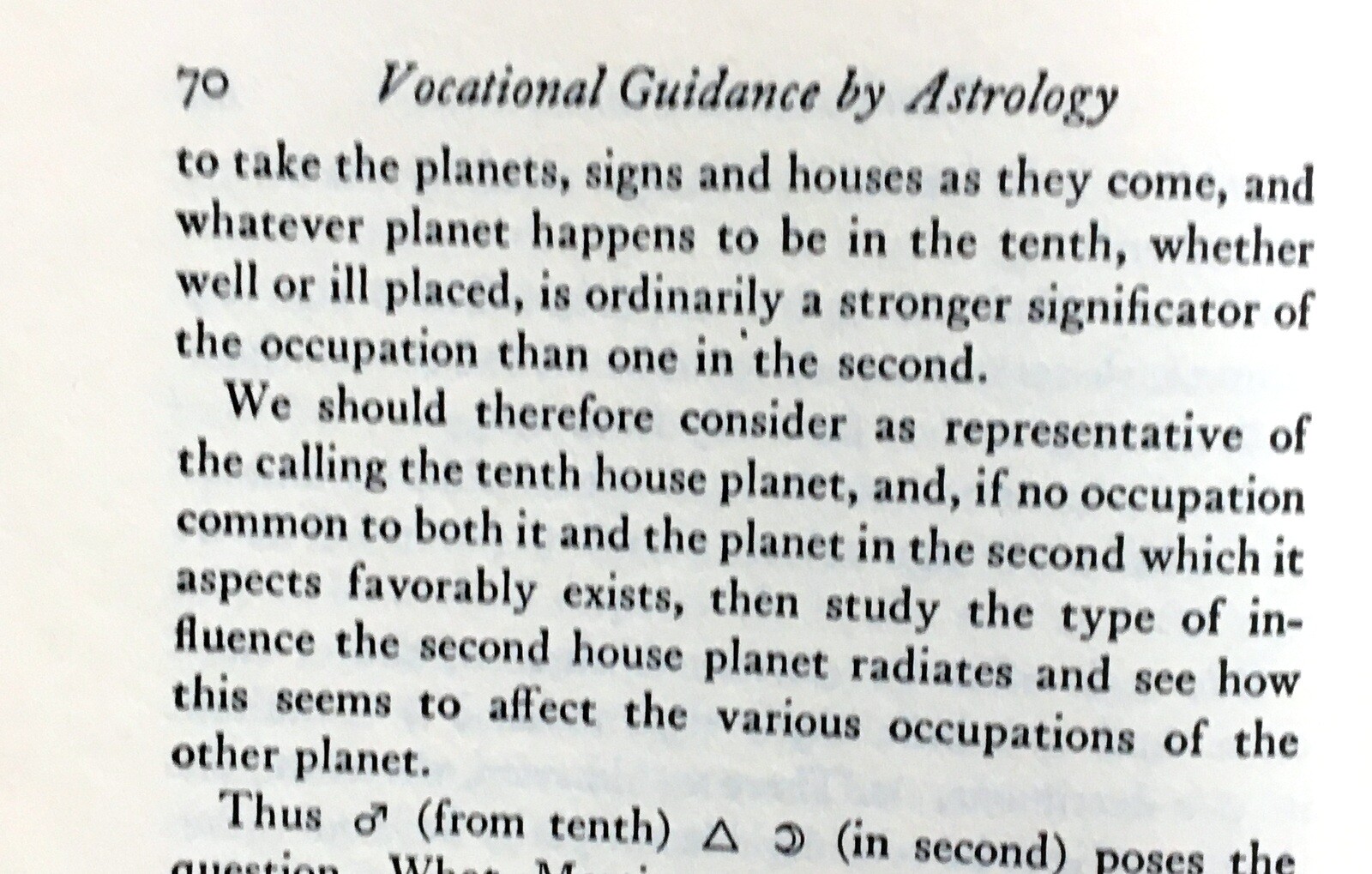 Vocational Guidance by Astrology by Charles E. Luntz, SC, Very Good Condition