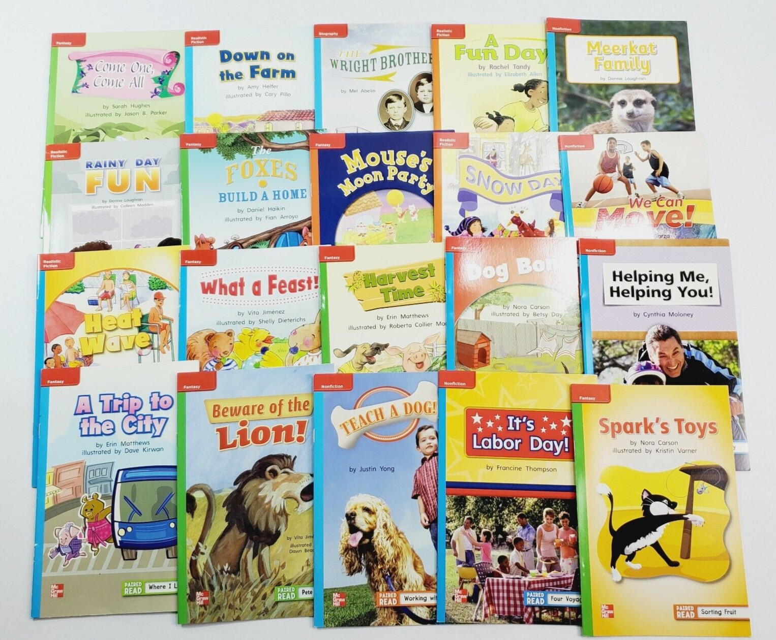 Lot of 58 Reading Wonders Grade 1 Leveled Readers McGraw Hill Homeschool