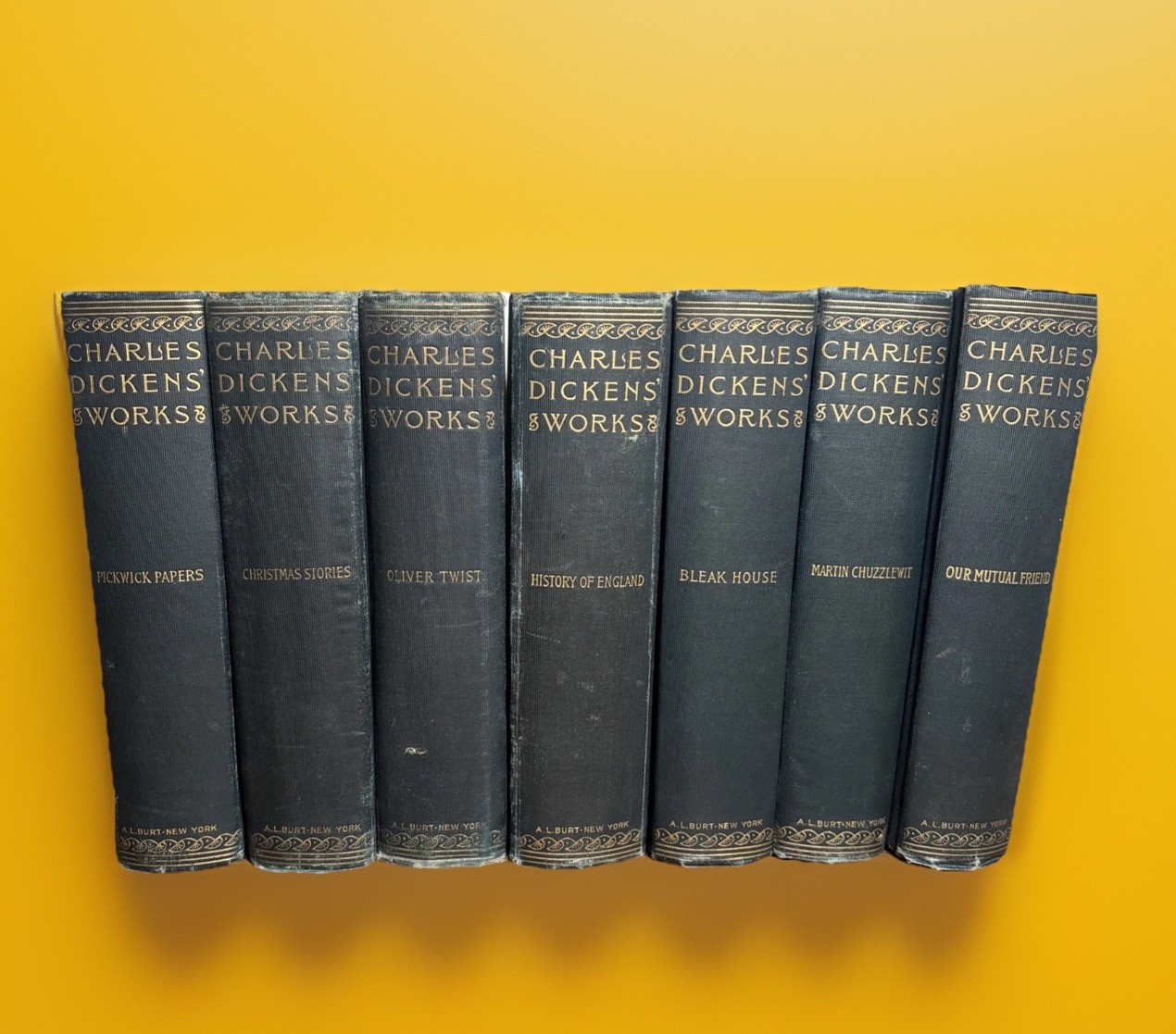 Charles Dickens’ Works A.L. Burt 7 Volumes