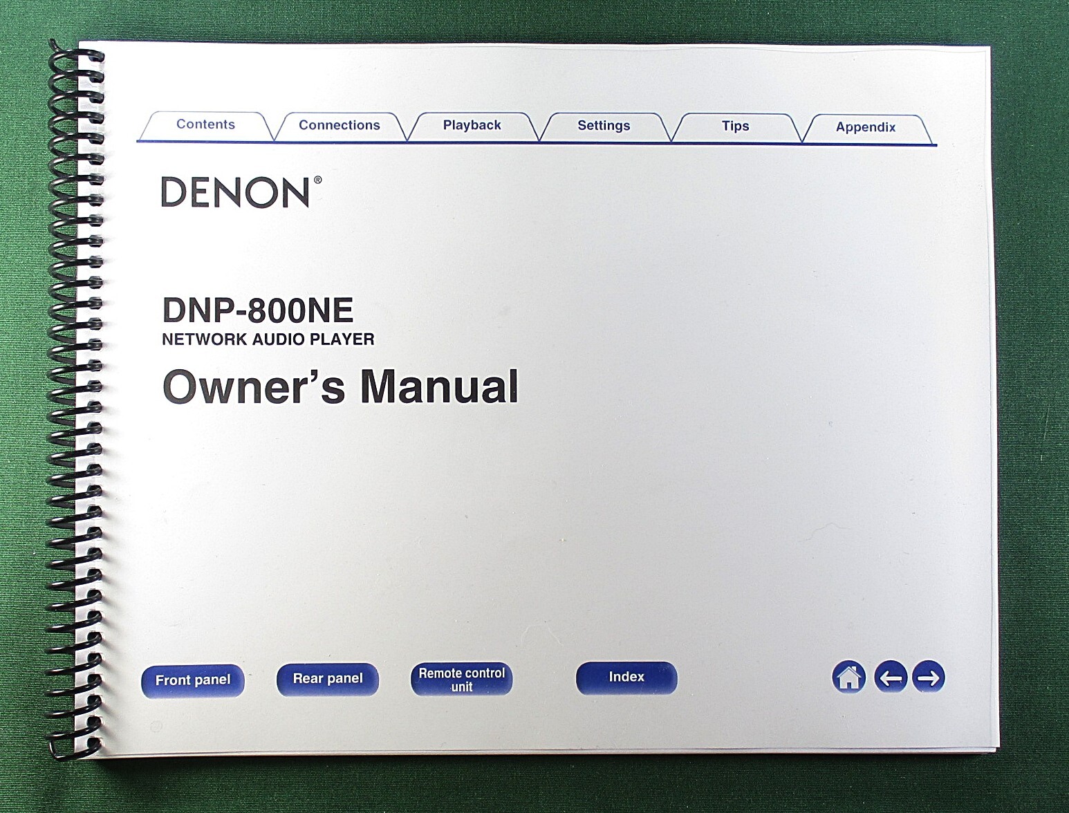 Denon DNP-800NE Instruction Manual: Full Color 115 pages & Protective Covers!