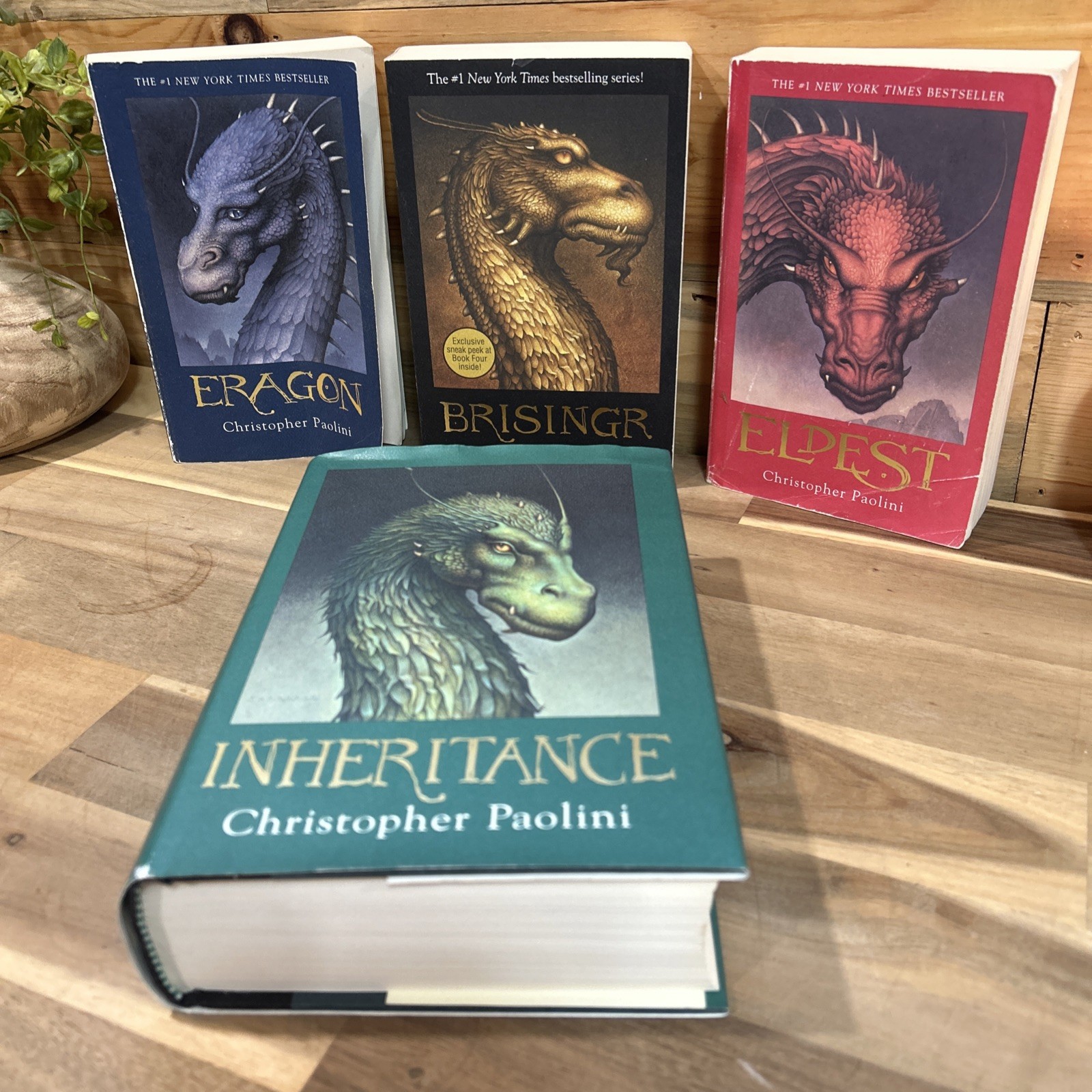 Inheritance Set : Eragon; Eldest; Brisingr by Christopher Paolini 2008 Complete!